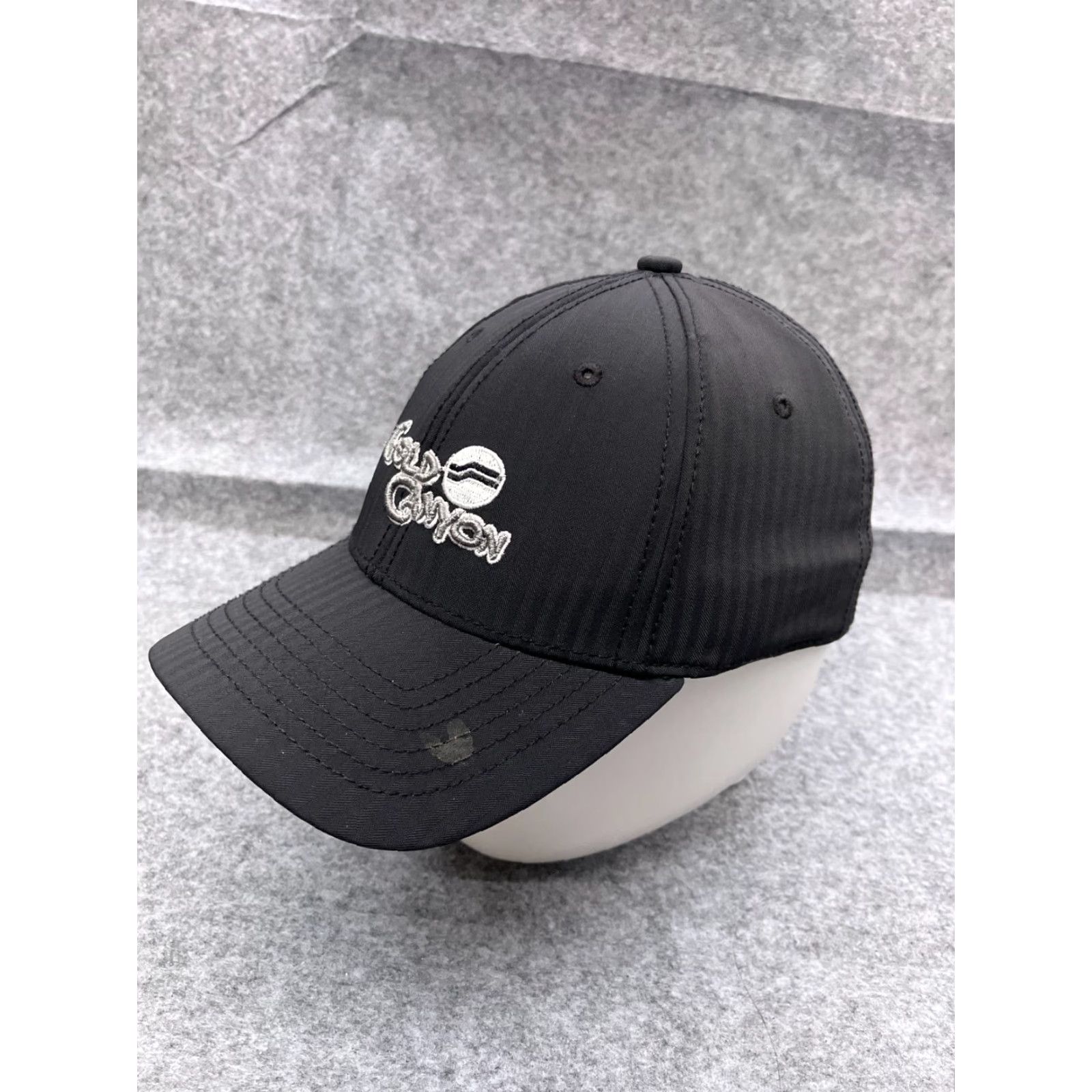 Imperial VINTAGE Imperial Hat/Cap Adult One Size Black Baseball Cap Golf Outdoor Lightweight Stretch Knits Polyester Blend Sidewinder Men Men Size ONE SIZE - 4 Thumbnail