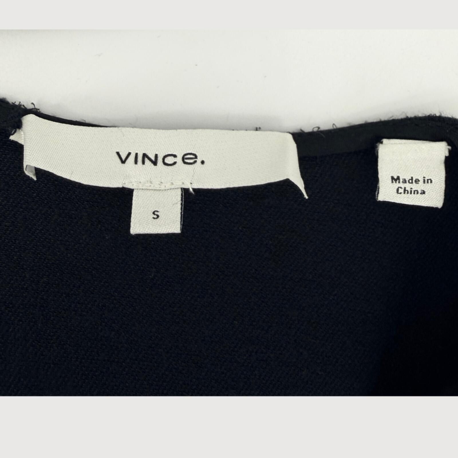 Vince Vince Coastal Sheath Dress Black V Neck S Size S / US 4 / IT 40 - 4 Thumbnail