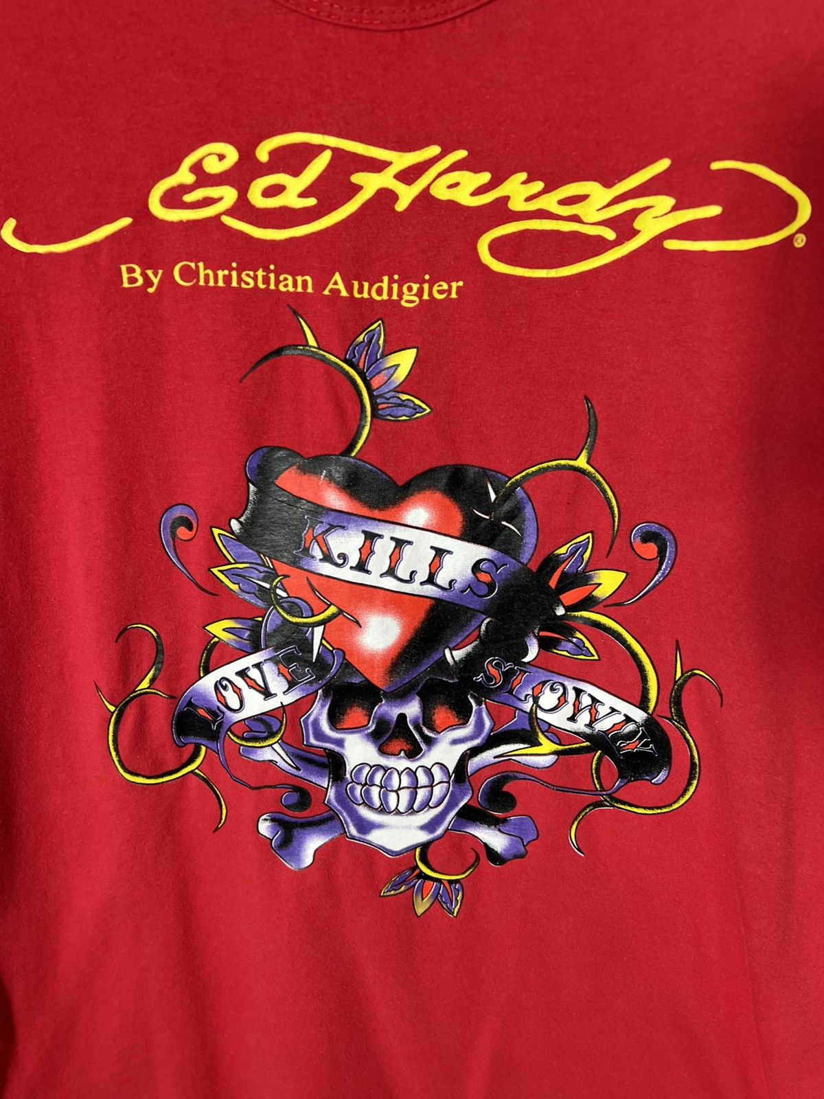 Ed Hardy Vintage streetwear Ed Hardy By Christian Audigier y2k Tee Size US M / EU 48-50 / 2 - 3 Thumbnail