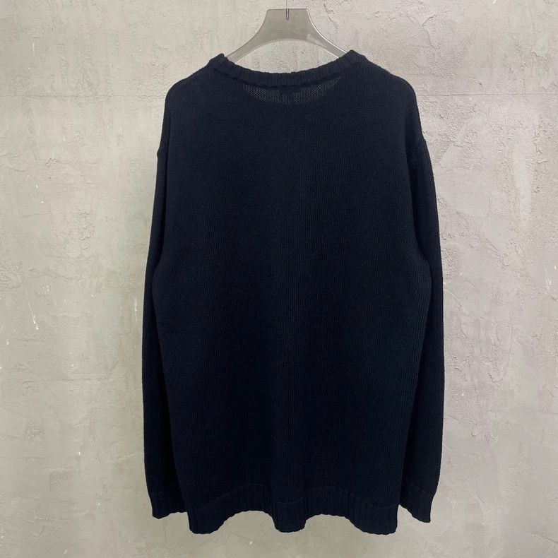 Loewe LOEWE Black tassel logo round neck knit sweater Size XS / US 0-2 / IT 36-38 - 2 Thumbnail