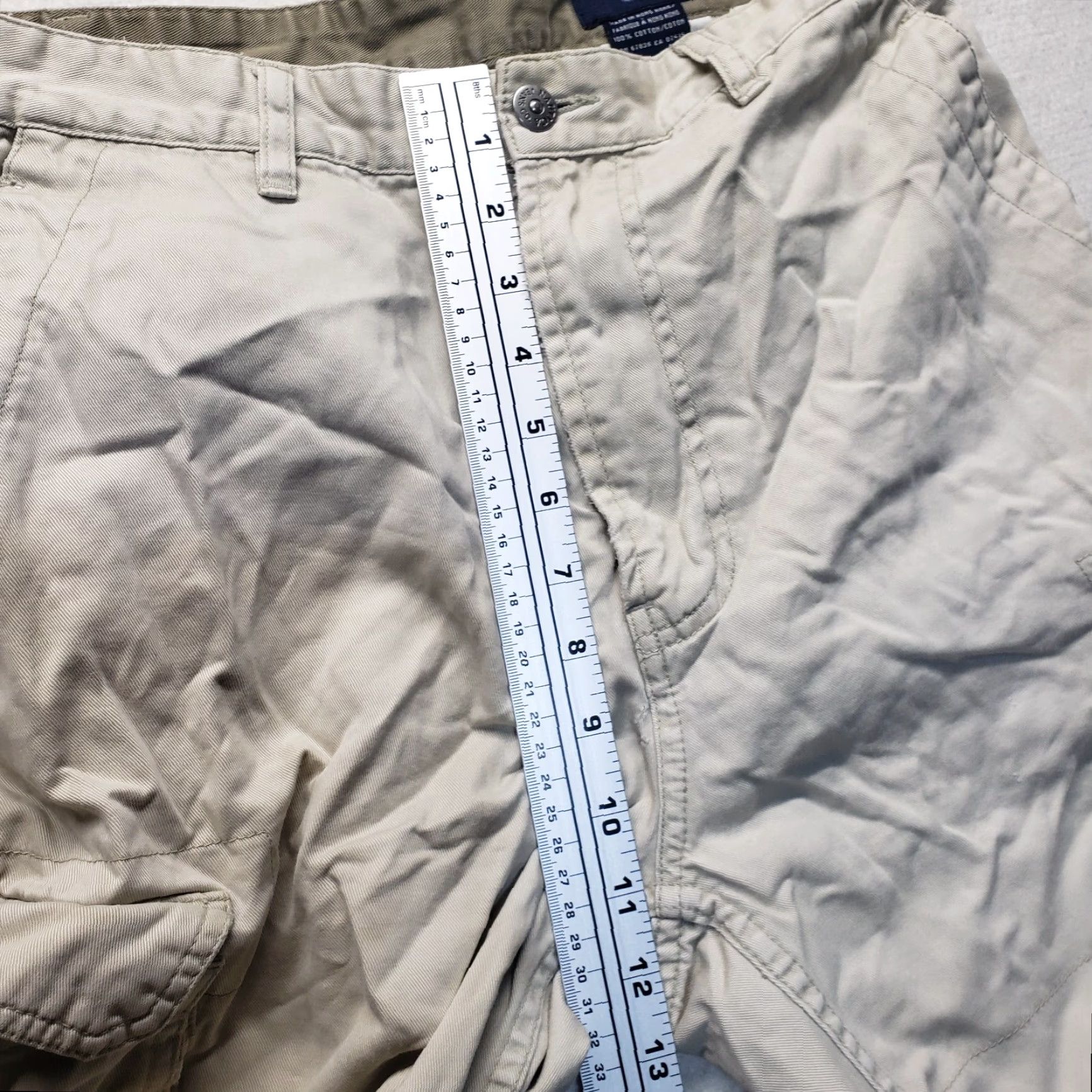 Nautica VINTAGE Nautica Cargo Shorts Men's Size 31 Khaki Cotton 90s Size US 31 - 5 Thumbnail