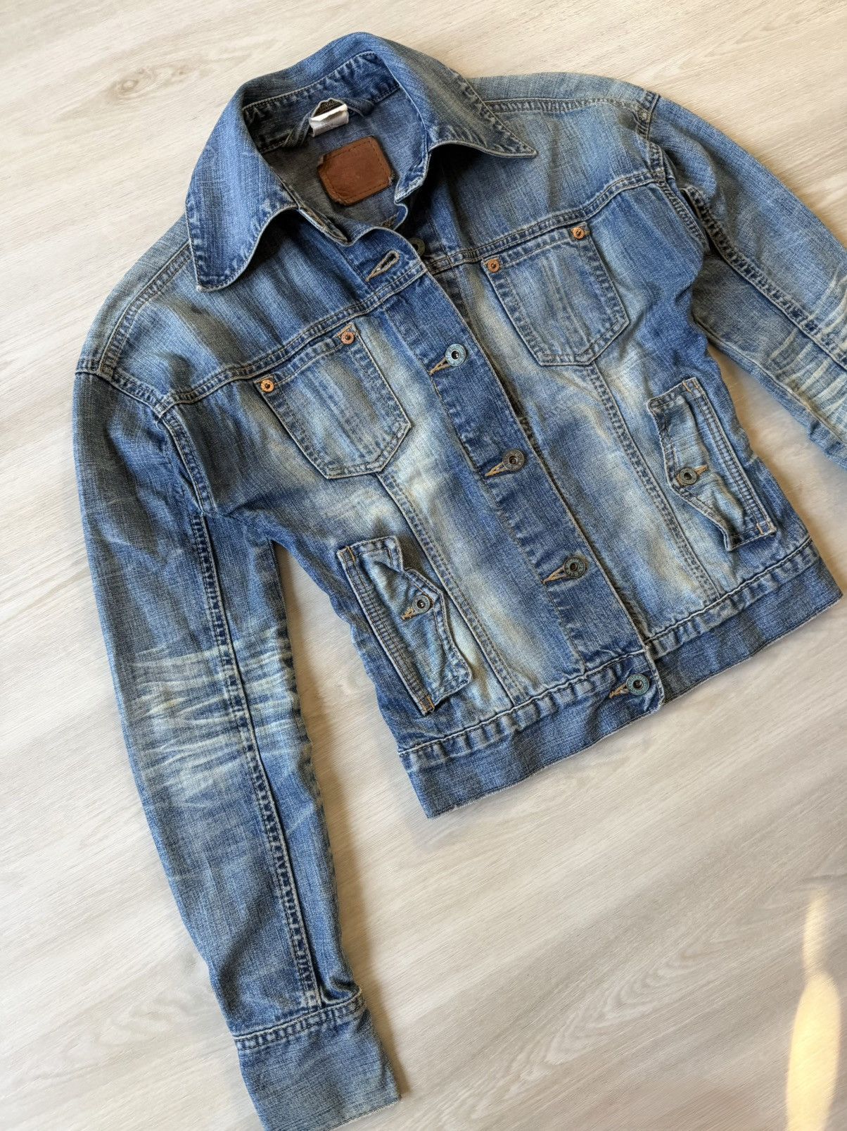 Levi's Vintage Levis Denim Trucker Jacket Sz Small Made In USA Size S / US 4 / IT 40 - 4 Thumbnail