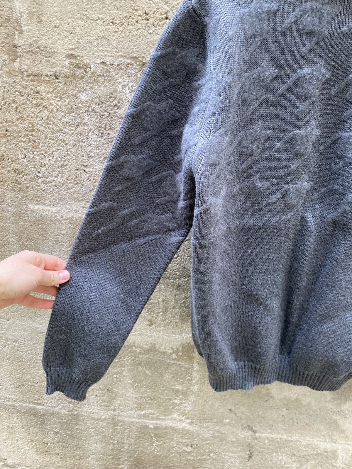 Fendi Fendi grey wool Cardigan with pocket details Strickjacken Size S / US 4 / IT 40 - 16 Thumbnail