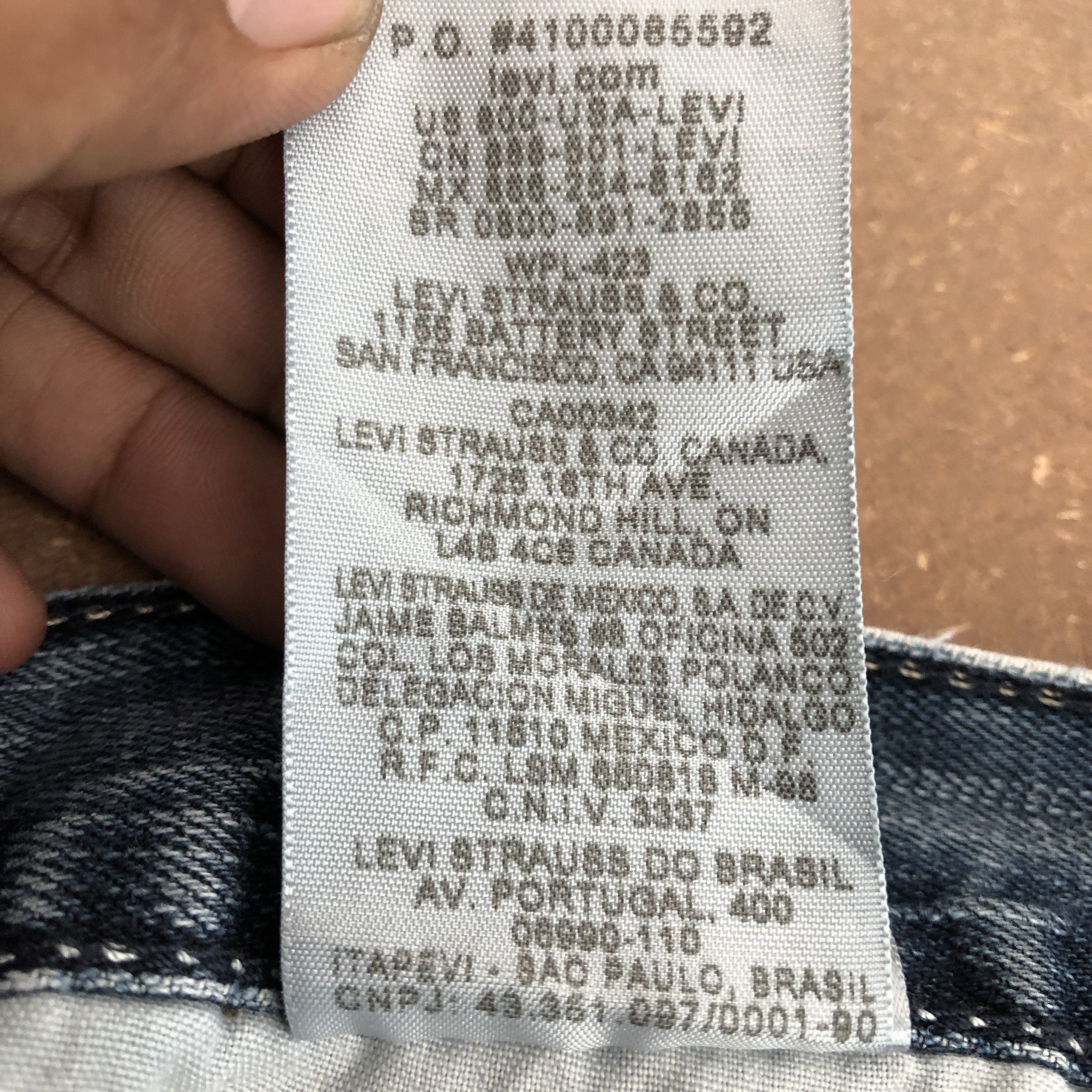 Levi's × Vintage Vintage Levis Jeans Levi's 559 Blue Wash Denim Pants Size US 34 / EU 50 - 15 Thumbnail