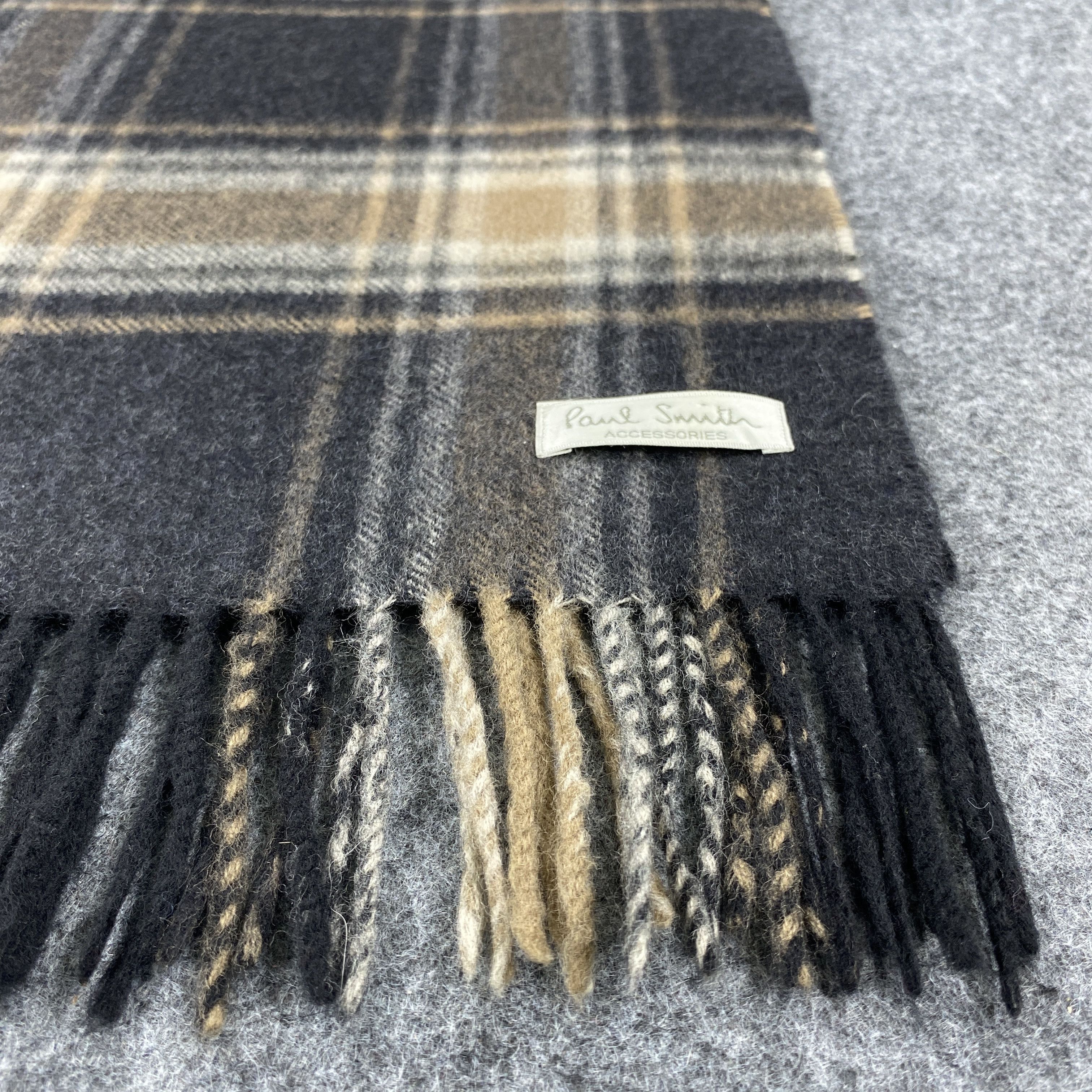 Paul Smith × Vintage Paul Smith Plus Scarf # Muffler # Neckwear # D685 Size ONE SIZE - 9 Thumbnail