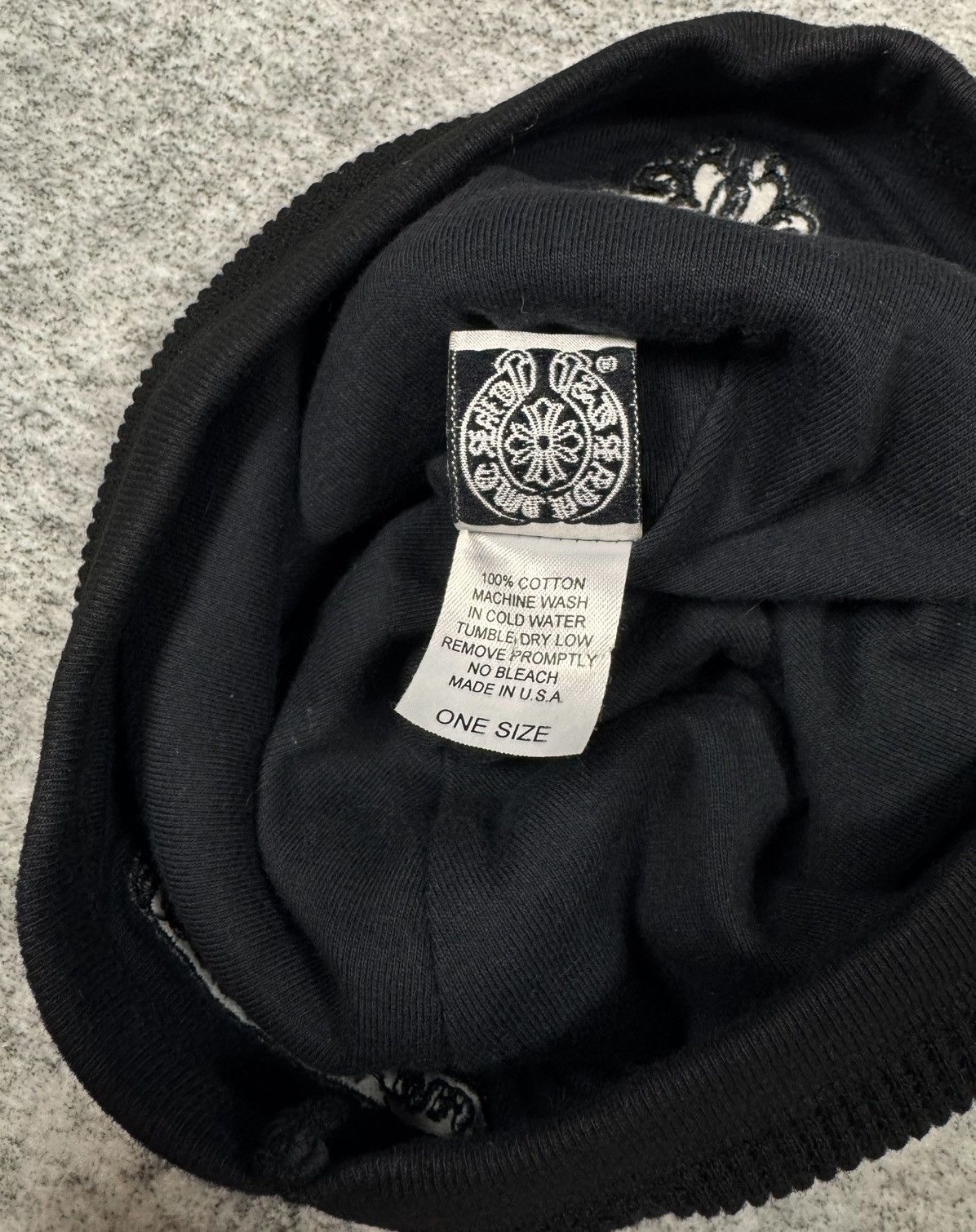 Chrome Hearts 2000s Chrome Hearts Vintage ‘Vine Dagger’ Thermal Beanie Size ONE SIZE - 6 Thumbnail