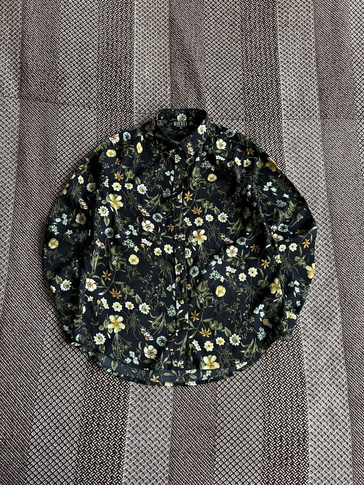 Diesel Diesel Women Shirt Floral Pattern Solid Style Size XS Size XS / US 0-2 / IT 36-38 - 1 Thumbnail