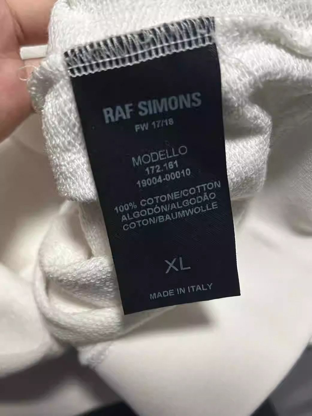 Raf Simons raf simons thank you slogan sweatshirt Size US XL / EU 56 / 4 - 3 Thumbnail