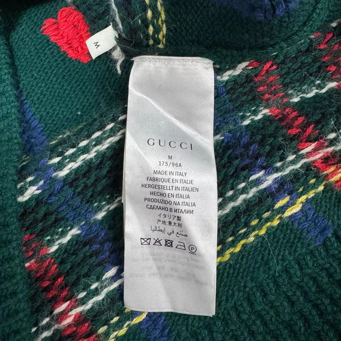 Gucci Gucci tiger heart embroidery V-neck cardigan M 99new Size M / US 6-8 / IT 42-44 - 6 Thumbnail