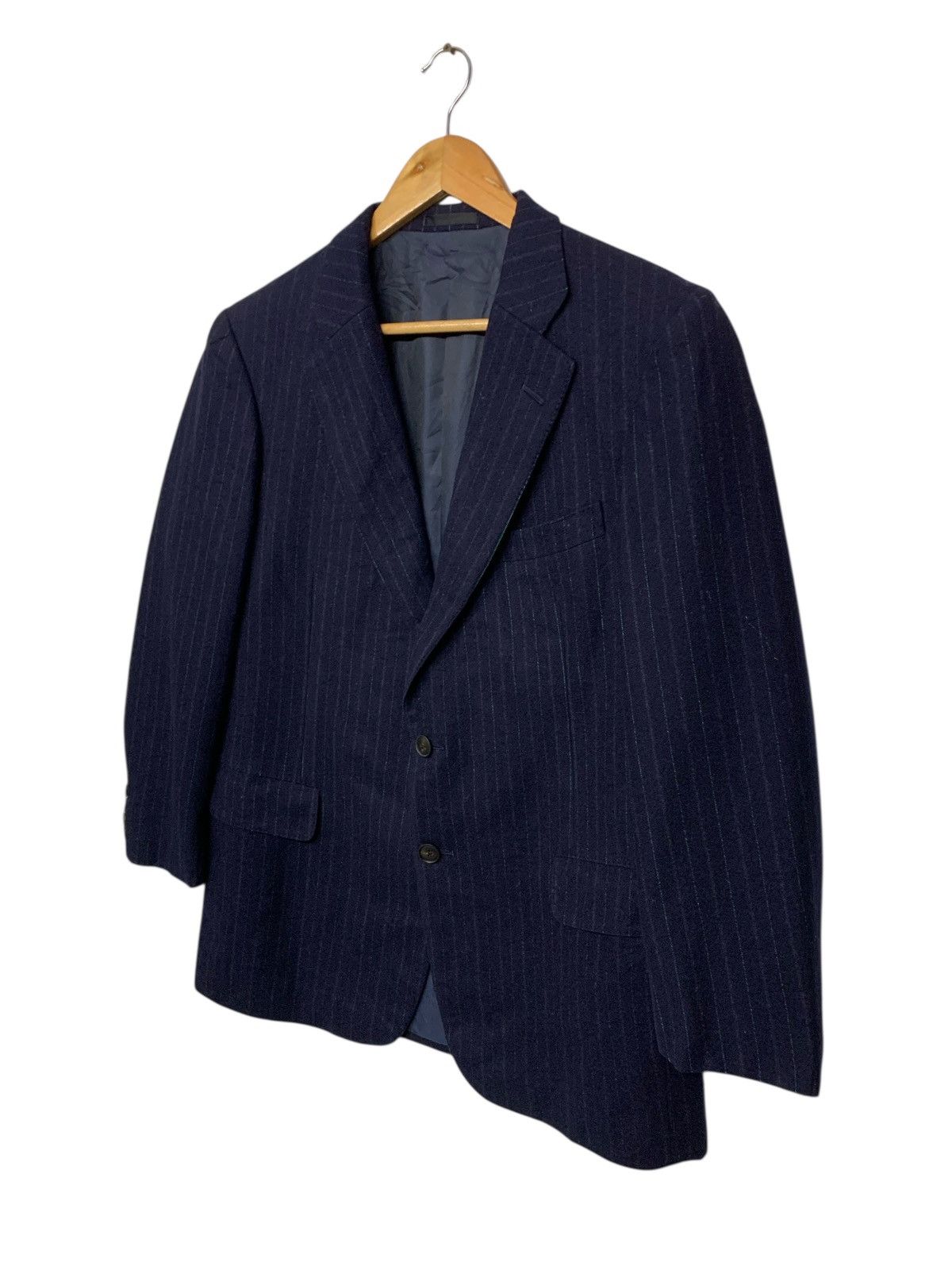 Burberry × Designer × Vintage Vintage 90's Burberry's Wool Blazer Size US M / EU 48-50 / 2 - 2 Thumbnail