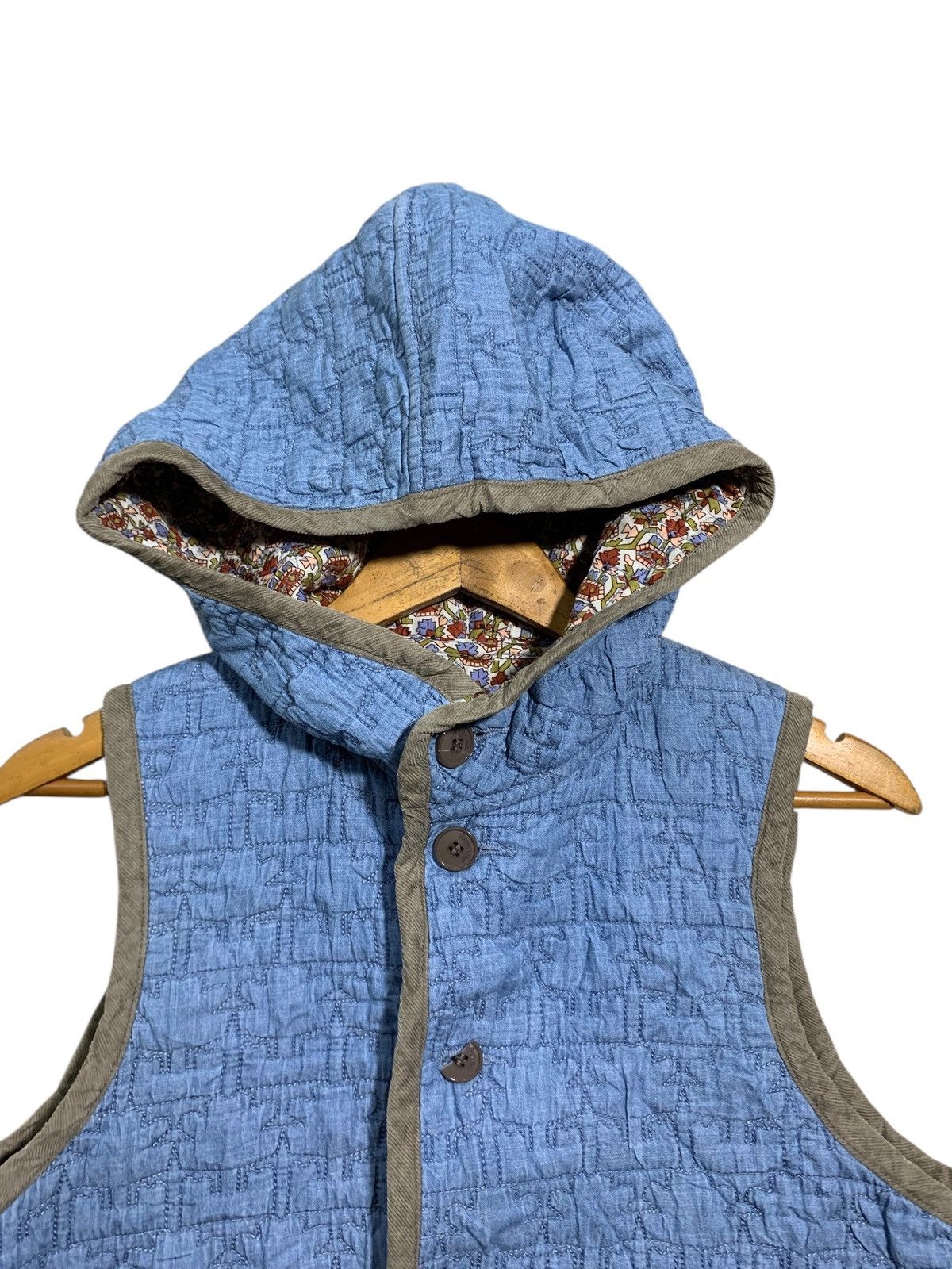 Issey Miyake 🔥Ne-Net Issey Miyake Reversible Hoodie Sleeveless Jacket Size US L / EU 52-54 / 3 - 3 Thumbnail