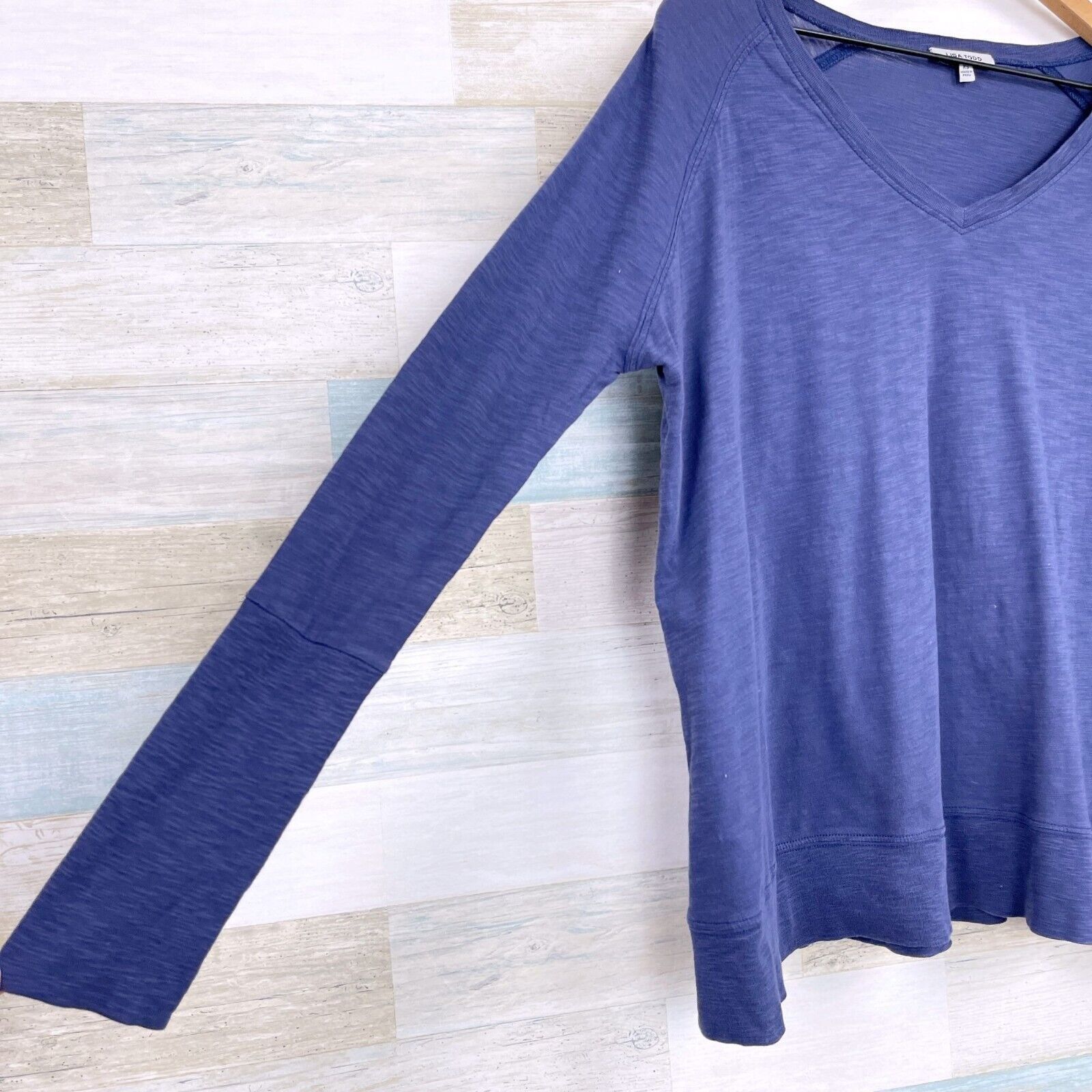 Other Lisa Todd Relaxed Raglan Shirt Blue Pima Cotton Womens XS Size XS / US 0-2 / IT 36-38 - 4 Thumbnail