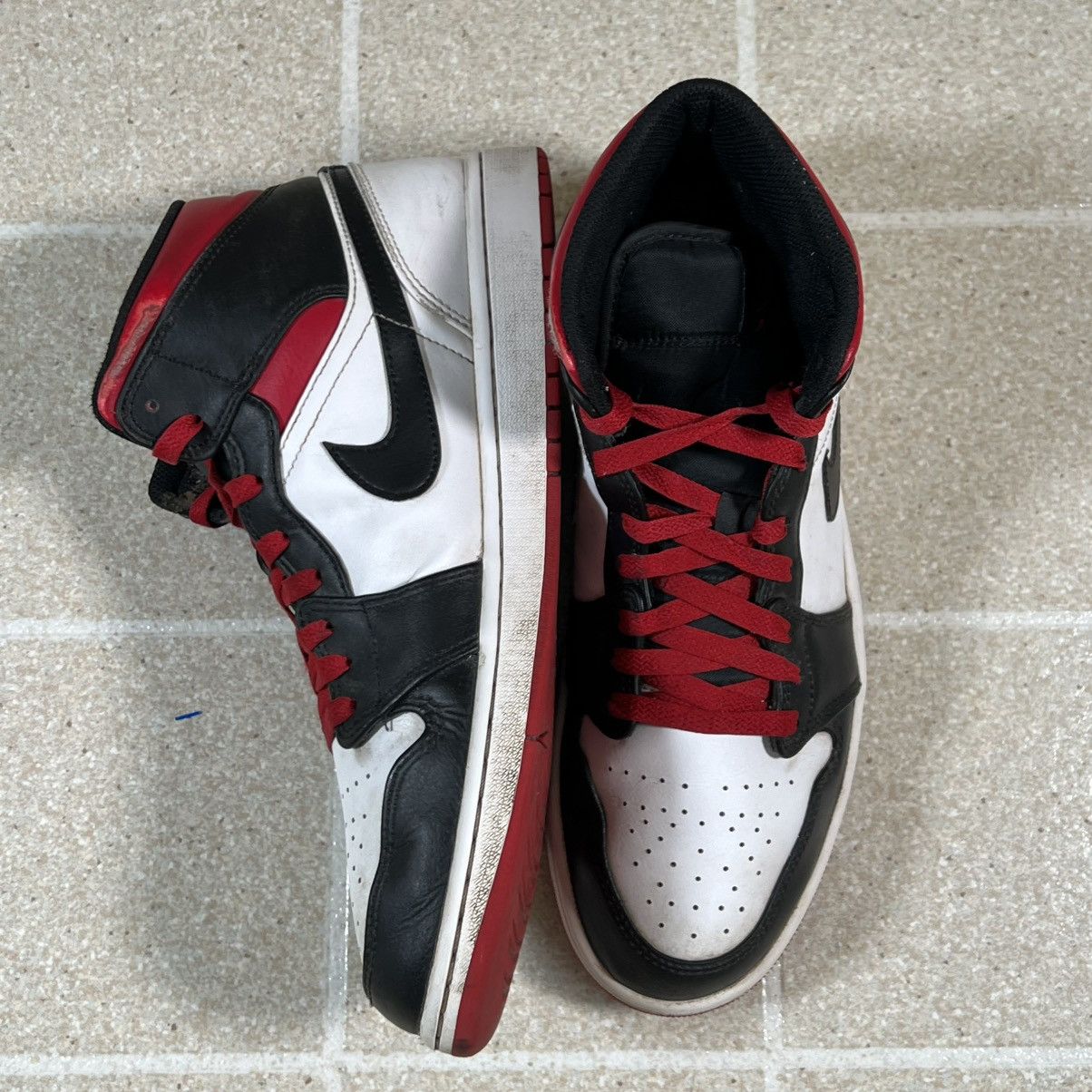 Jordan Brand Jordan Air Jordan 1 Mid Gym Red Black White Leather Mid Top Size US 10.5 / EU 43-44 - 4 Thumbnail
