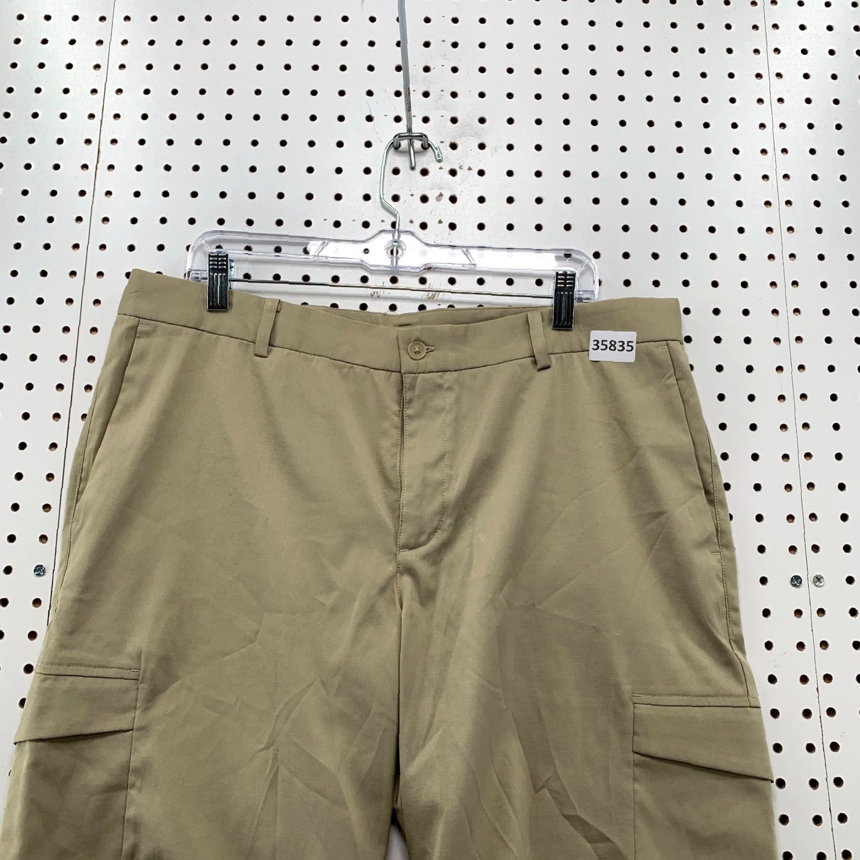 Nike VINTAGE Nike Golf Chino Shorts Mens 36 Brown Tan Dri Fit Casual Preppy 36x10.5 Size US 36 / EU 52 - 3 Thumbnail