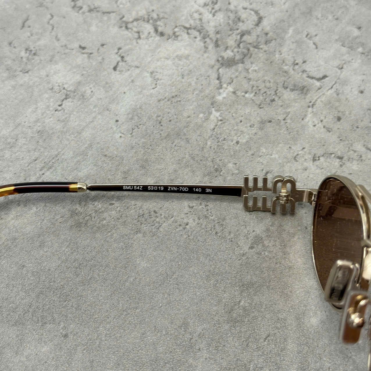 Miu Miu MIU MIU MU 54ZS ZVN70D Sunglasses Size ONE SIZE - 5 Thumbnail