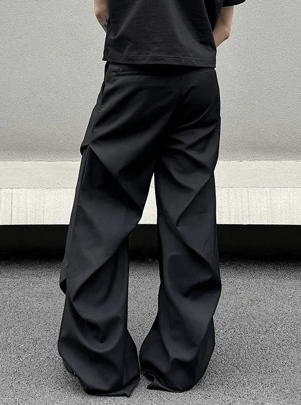 Japanese Brand × Vintage Outdoor retro cleanfit ruched pleated flared pants Size US 32 / EU 48 - 5 Thumbnail