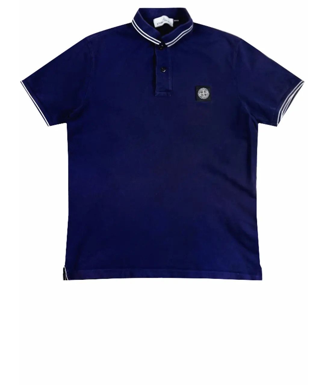 image of Stone Island Polo Shirt S-M in Navy, Men's (Size Small)