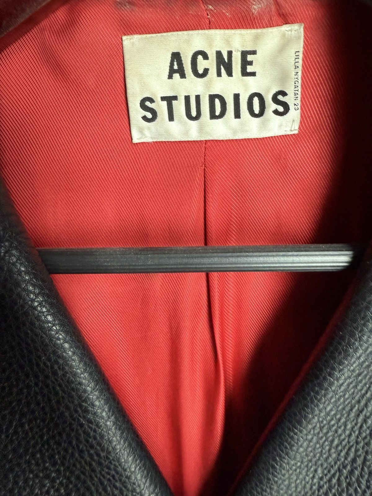 Acne Studios Gibson Leather Jacket Acne Studios Size US M / EU 48-50 / 2 - 2 Thumbnail