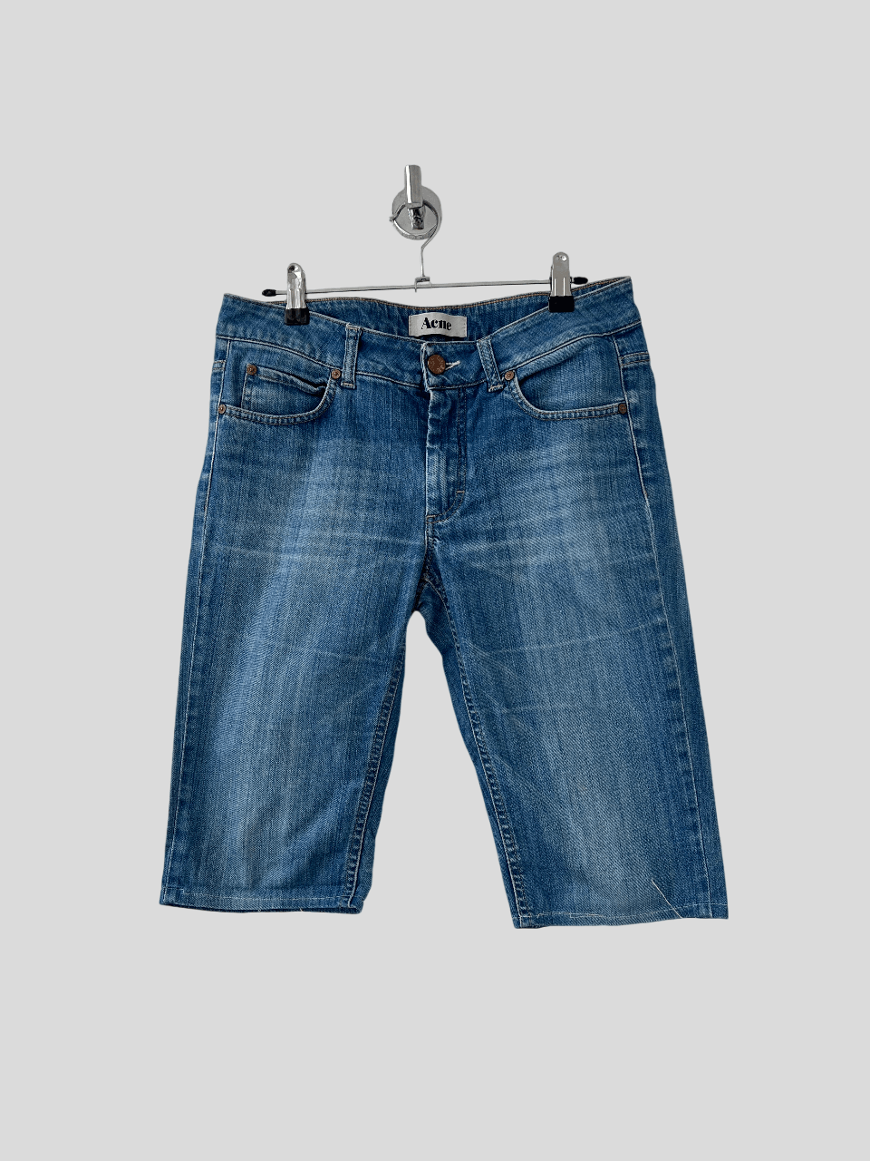 Acne Studios Acne Studios Hex Lena Denim Shorts 30x32 Size 30" / US 8 / IT 44 - 1 Thumbnail