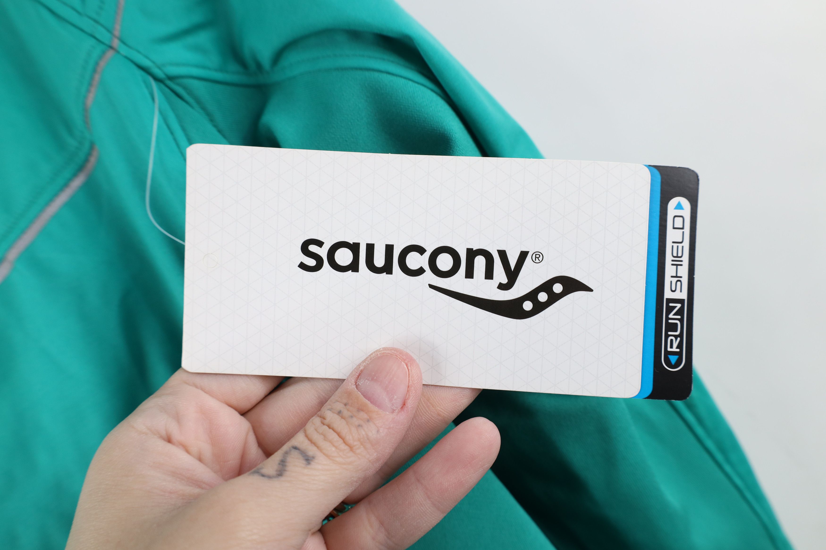 Saucony New Saucony Spell Run Shield Full Zip Running Nomad Jacket Size L / US 10 / IT 46 - 7 Thumbnail