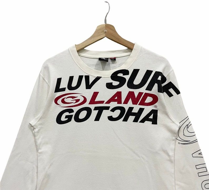 Gotcha × Vintage Vintage Gotcha Surf Style Spell Out Sweatshirt Size US M / EU 48-50 / 2 - 3 Thumbnail