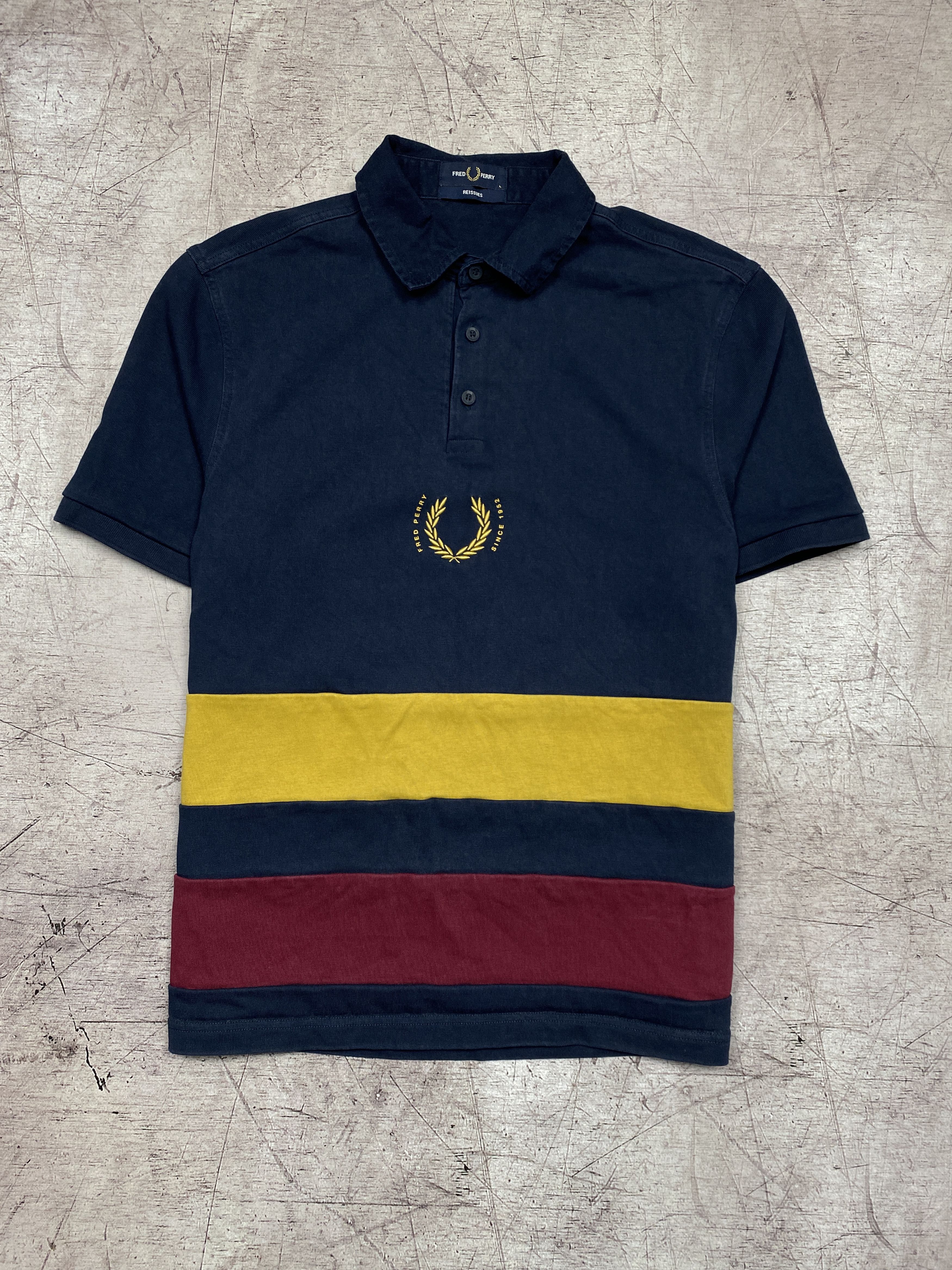 Fred Perry × Vintage Fred Perry Reissues Vintage Mens Rugby Polo Shirt Size US L / EU 52-54 / 3 - 1 Thumbnail