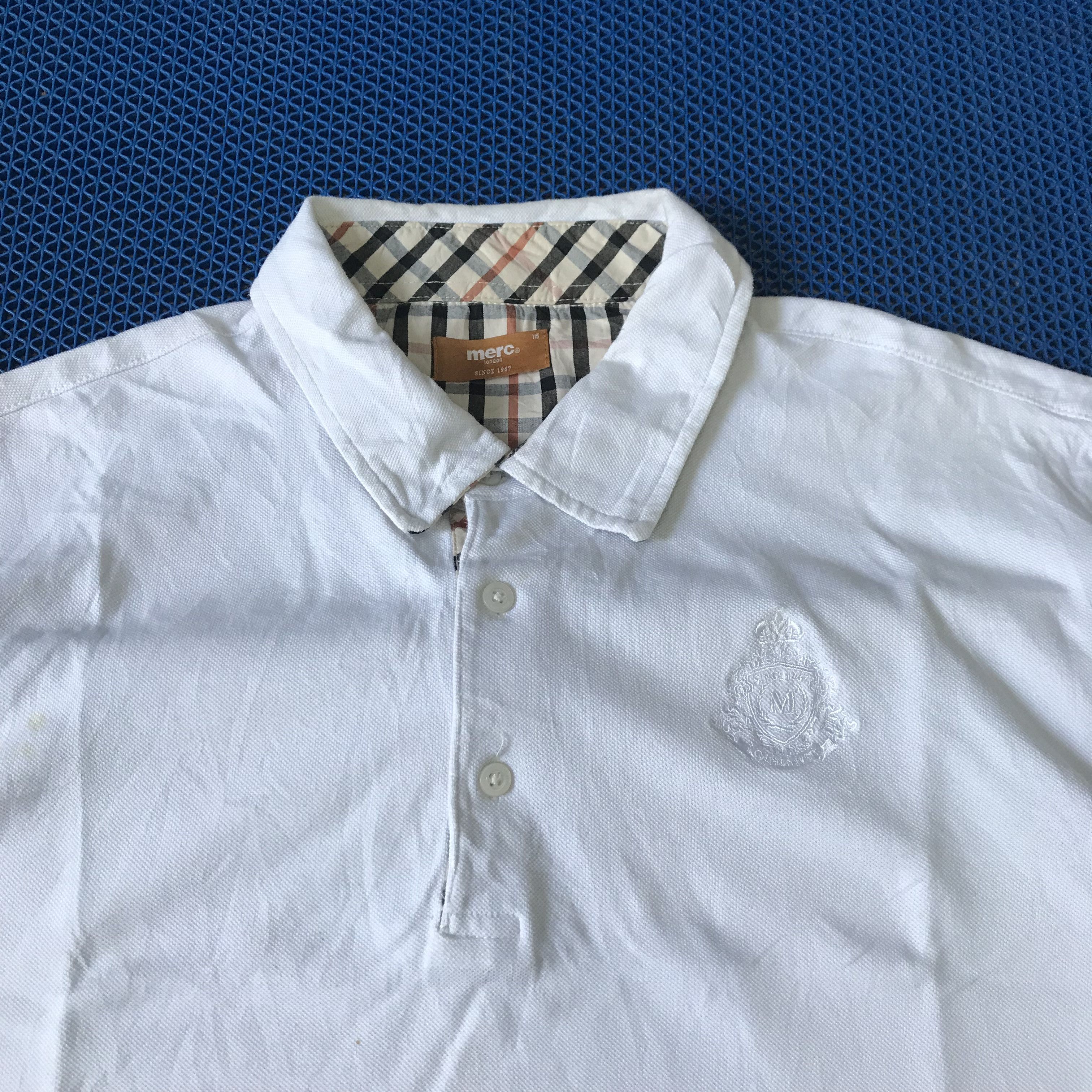 Merc Merc London White Polo Shirt Off White basic Size L Size US L / EU 52-54 / 3 - 15 Thumbnail
