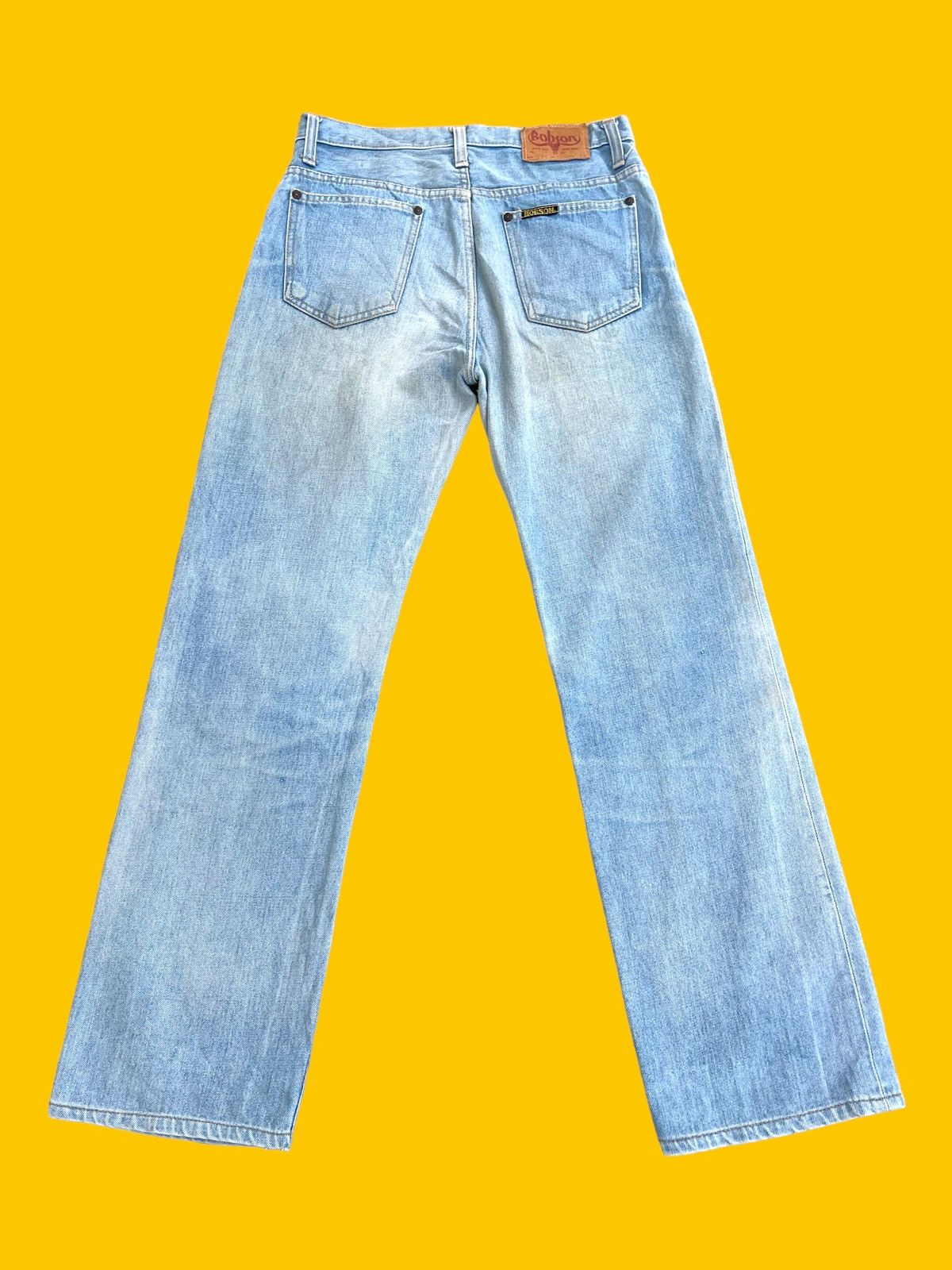 Jean 🔥 Bobson Light Blue Distressed Rusty Denim W29 🔥 Size US 29 - 9 Thumbnail