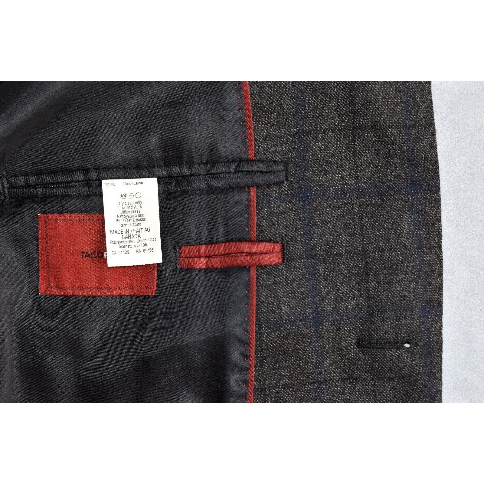Loro Piana LORO PIANA ZELANDER TAILORED Plaid Merino Wool Blazer Sz 44R Size 44R - 9 Thumbnail