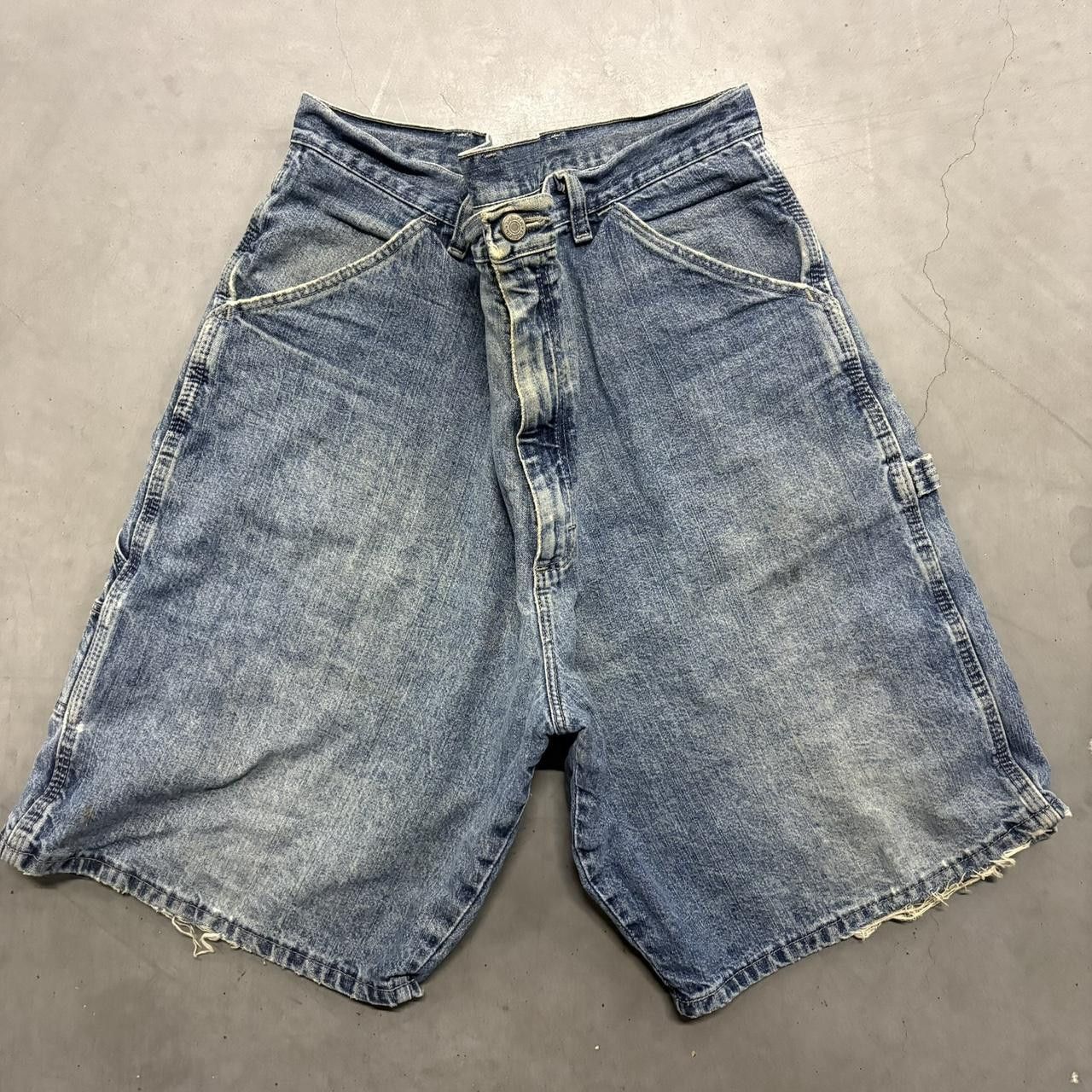 Vintage Crazy Vintage Y2K/2000s Carpenter Denim Shorts Jorts! Size US 38 / EU 54 - 1 Thumbnail