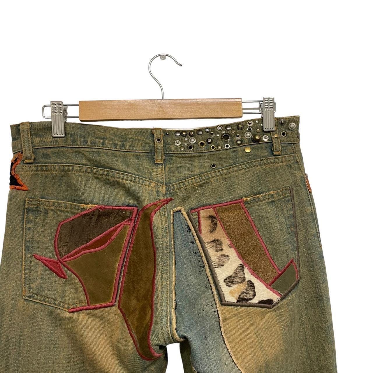 If Six Was Nine Ifsixwasnine crazy africans denim Size US 30 / EU 46 - 6 Thumbnail