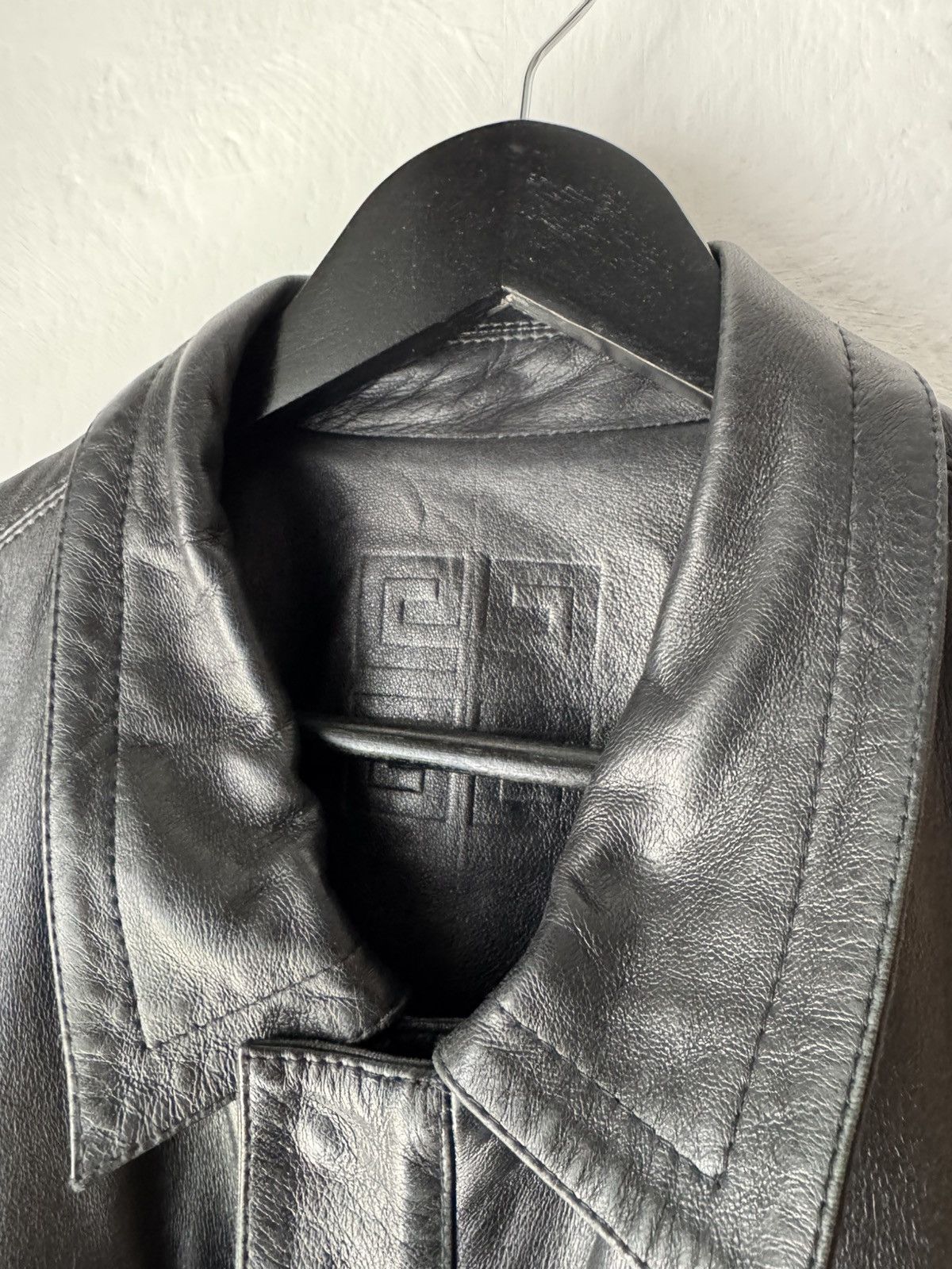 Givenchy Leather Military Multi Pocket Jacket Size US L / EU 52-54 / 3 - 3 Thumbnail