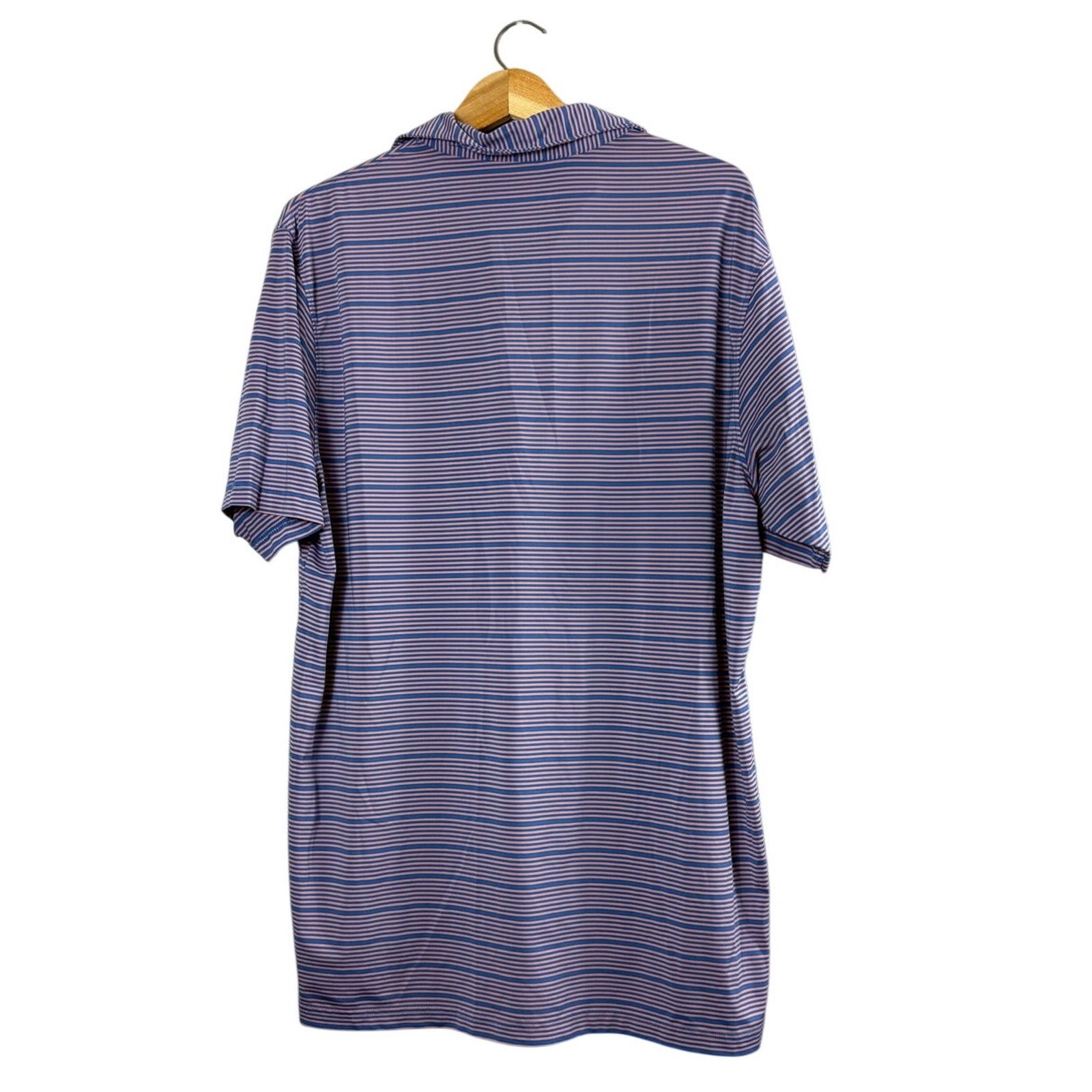 Southern Marsh Pink and Blue Striped Men's Southern Marsh Polo L Size US L / EU 52-54 / 3 - 3 Thumbnail