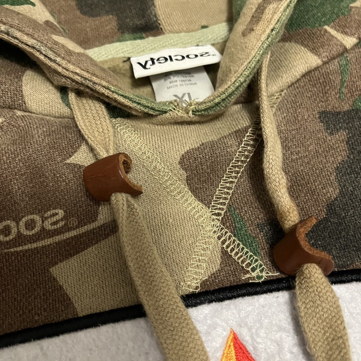Society Original Products Society Original Products Camo Boston Hoodie Sweatshirt Size US XL / EU 56 / 4 - 4 Thumbnail