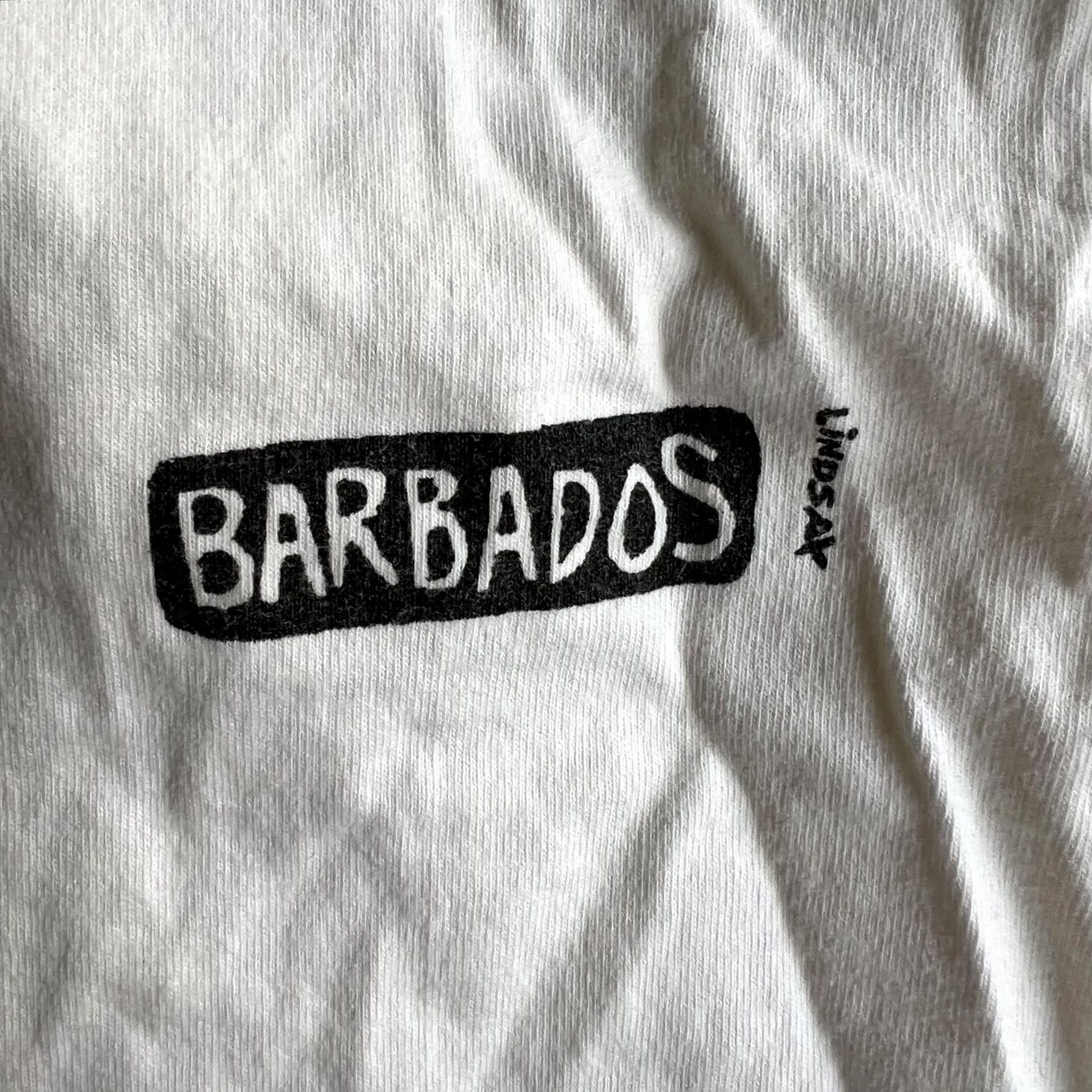 Vintage River Bay Barbados Island Shirt Mens Large White Palm Tree Graphic Tee T-Shirt Size US L / EU 52-54 / 3 - 3 Thumbnail