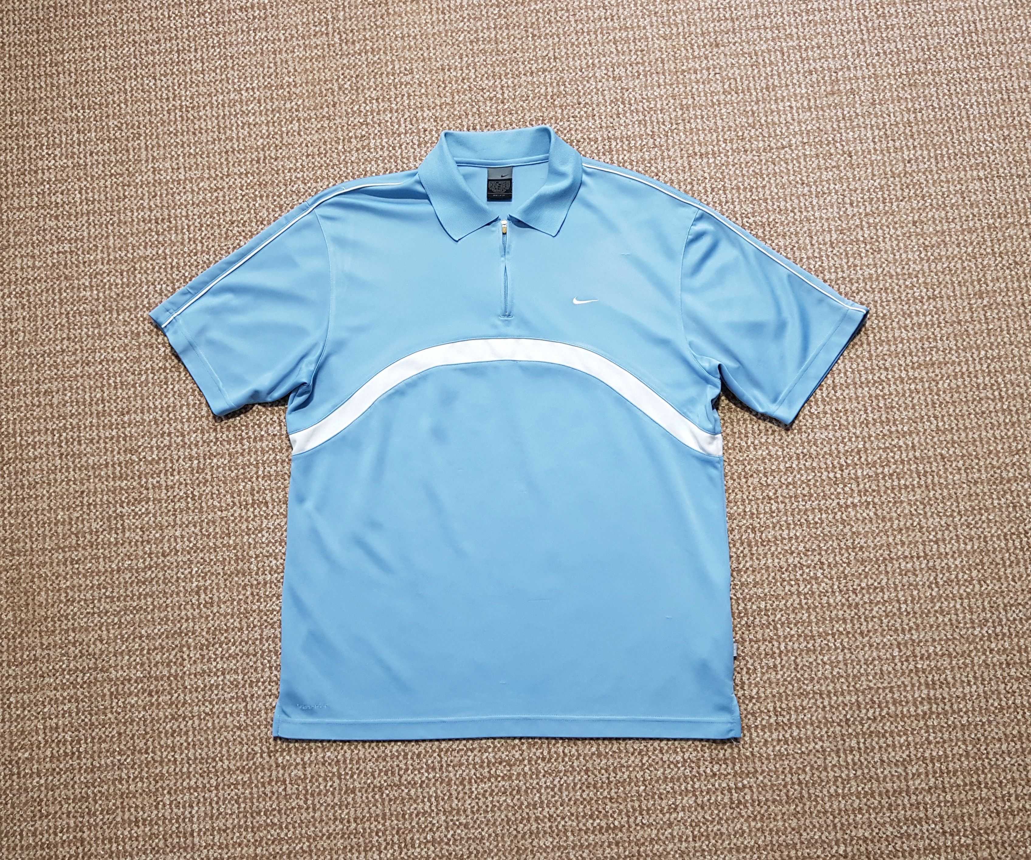Nike Nike Tennis Federer Cincinnati 2003 Vintage Zip Polo Shirt M Size US M / EU 48-50 / 2 - 1 Thumbnail