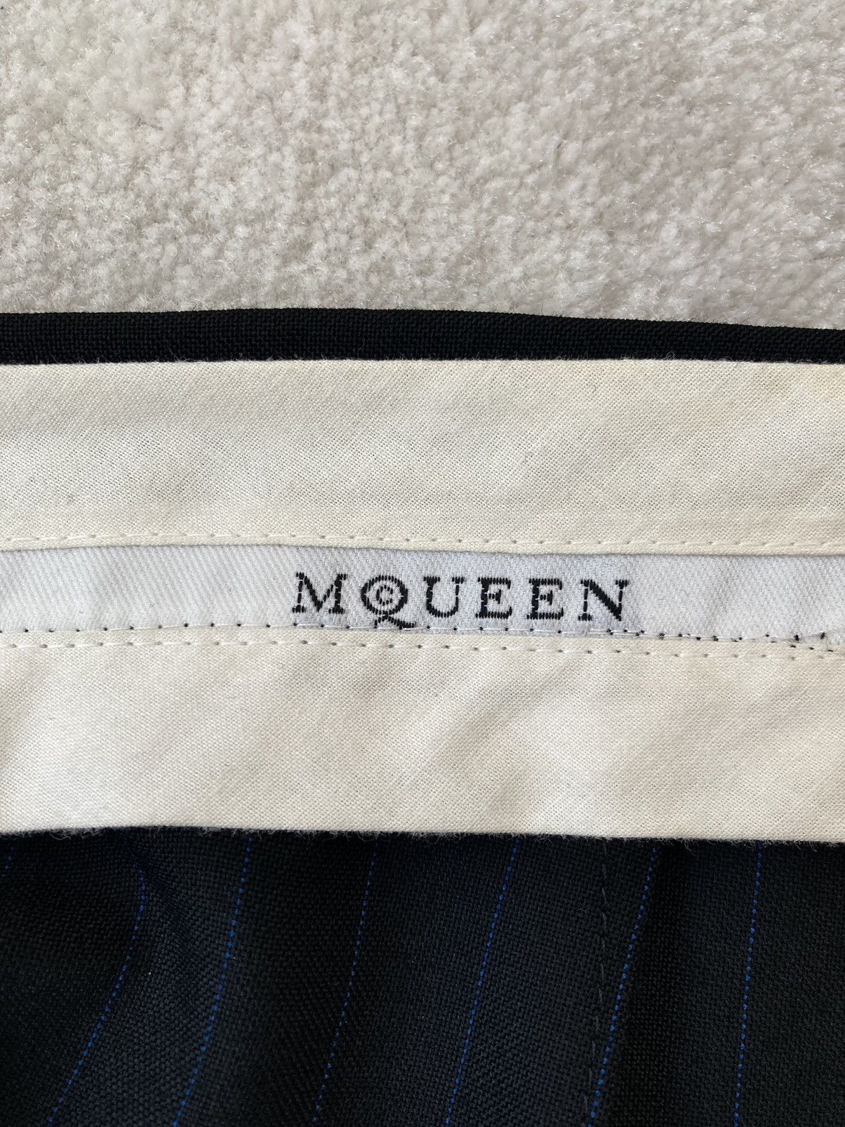 Alexander McQueen S/S 1998 “Golden Shower” Vertical Stripe Suit Size 52R - 12 Thumbnail