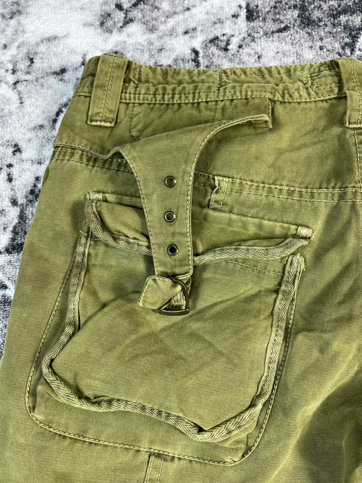 Other Olive Multi Pocket Cargo Pants Size 36 Fit 34 Size US 34 / EU 50 - 19 Thumbnail
