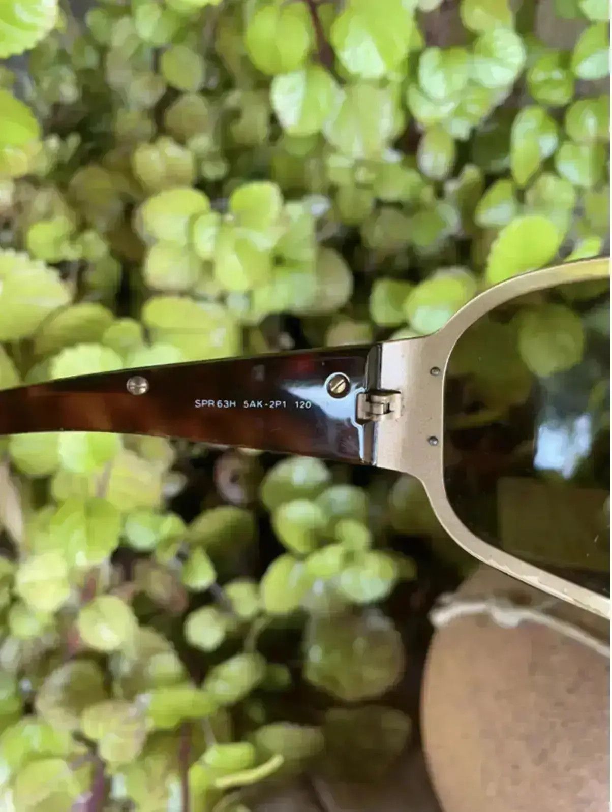 Prada × Vintage PRADA Sunglasses Wrap Shield Mask Sport Symbole Red Tab Size ONE SIZE - 5 Thumbnail