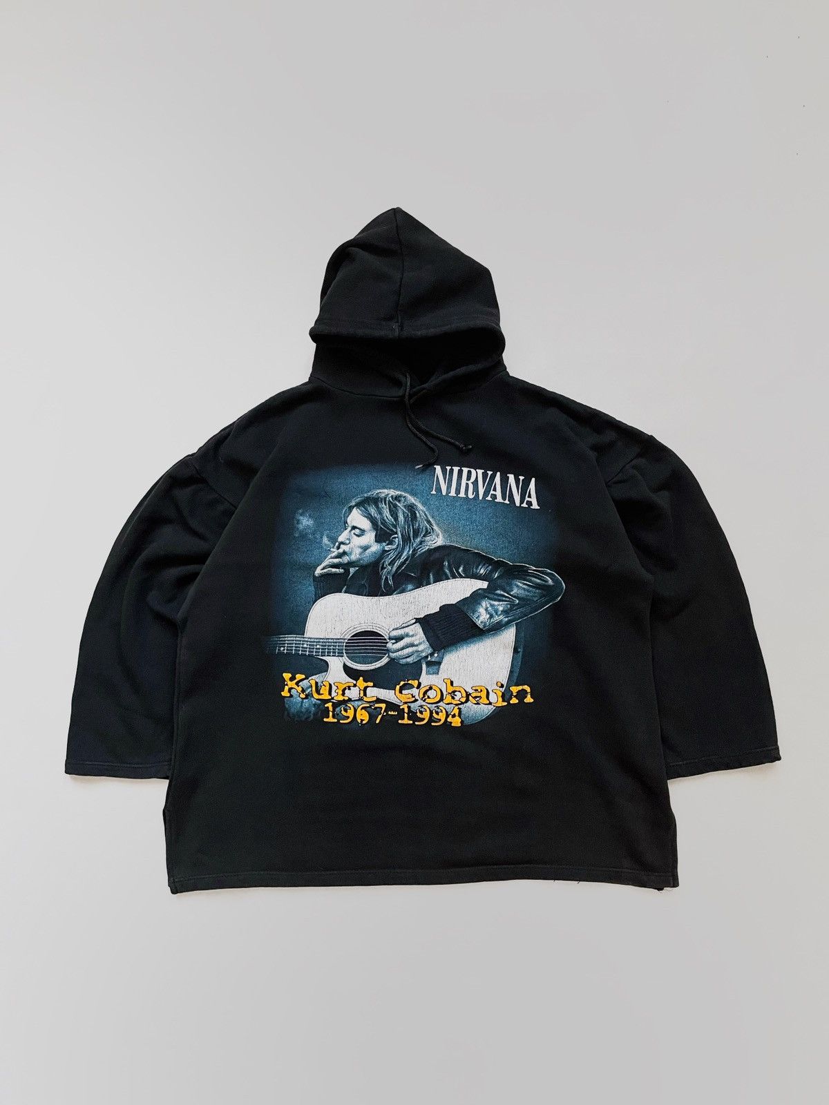 Nirvana × Vintage Vintage Kurt Cobain Nirvana hoodie 90s Size US XS / EU 42 / 0 - 1 Thumbnail