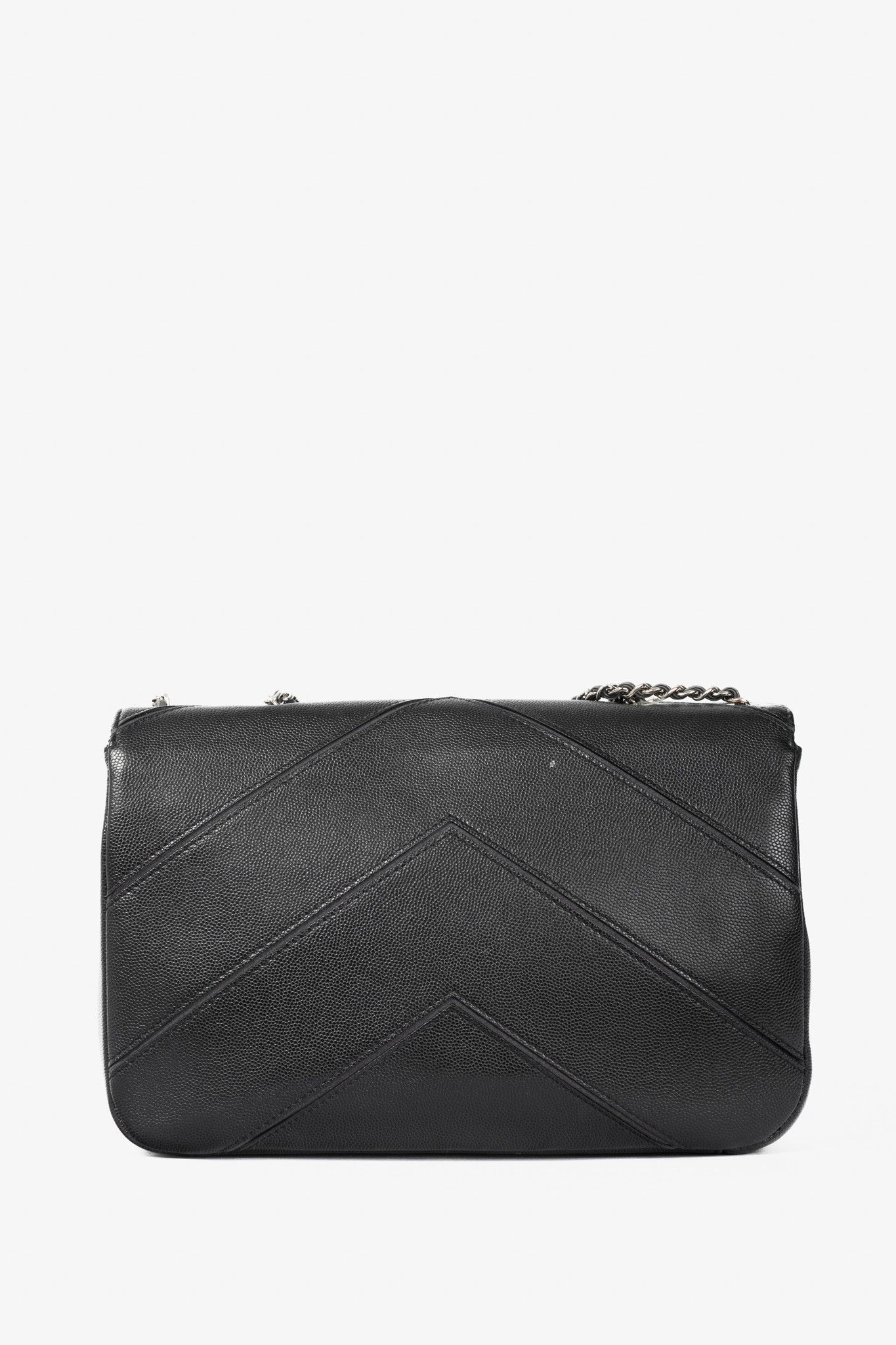 Chanel Chanel SS17 Black Caviar Large Chevron Flap Bag Size ONE SIZE - 4 Thumbnail