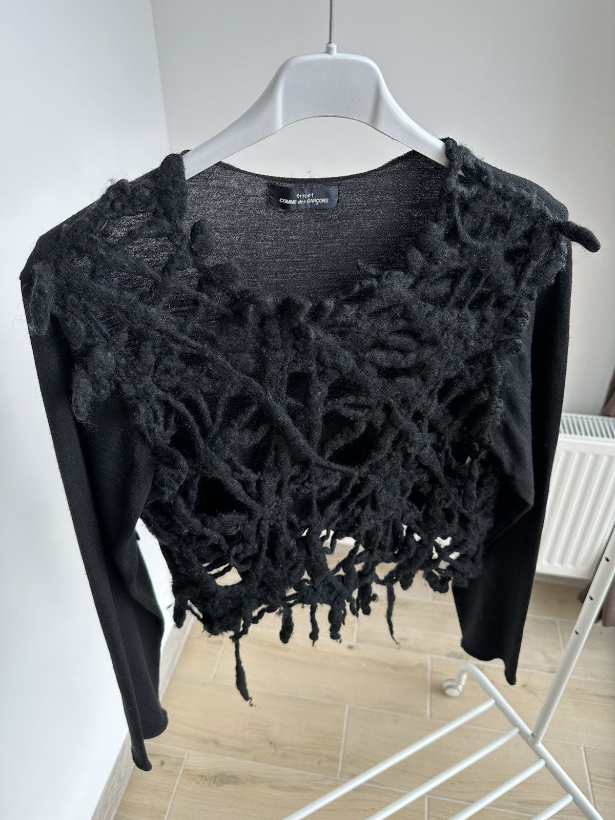Comme des Garcons Archive Comme Des Garçons tricot 1992 Wool Net Jumper Size S / US 4 / IT 40 - 9 Thumbnail