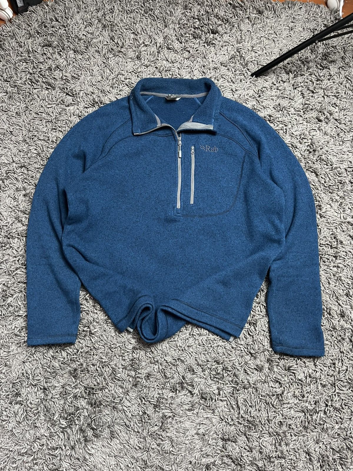 Rab Rab Quest Pull-On Fleece Jacket Gorpcore Blue Size US XL / EU 56 / 4 - 2 Thumbnail