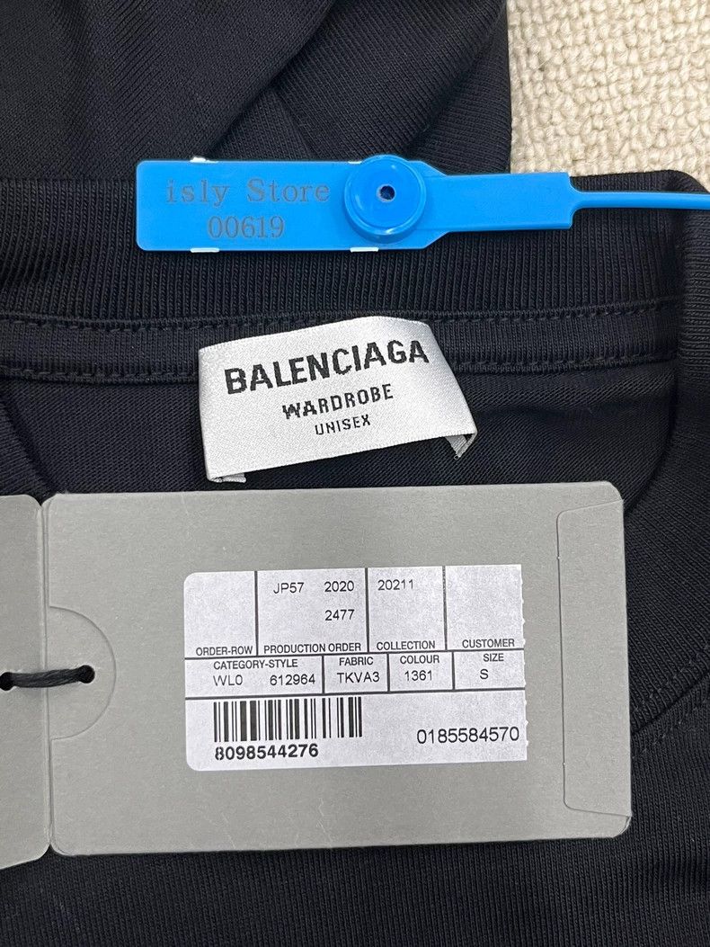 Balenciaga Balenciaga Smiling Face Short Sleeve Tee Size S / US 4 / IT 40 - 4 Thumbnail