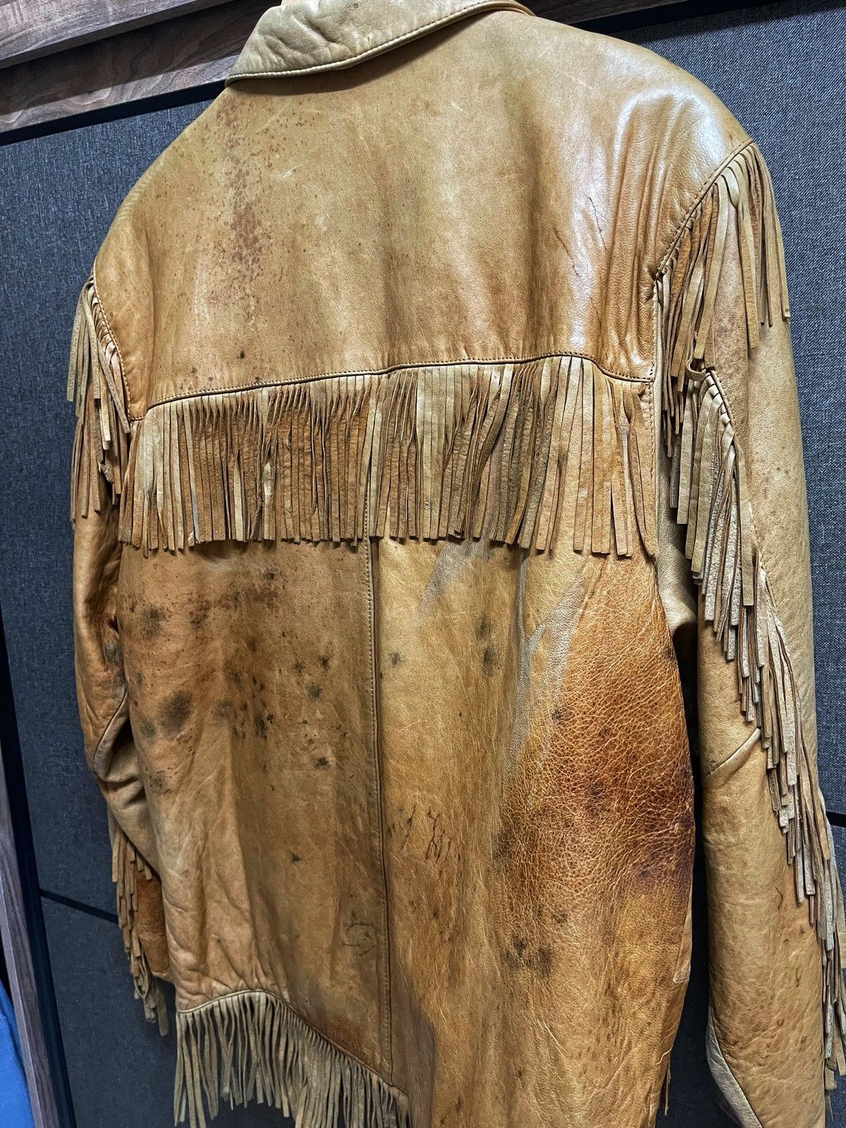 Designer ARCHIVES FRINGE LEATHER JACKET WESTERN STYLE Size US M / EU 48-50 / 2 - 6 Thumbnail