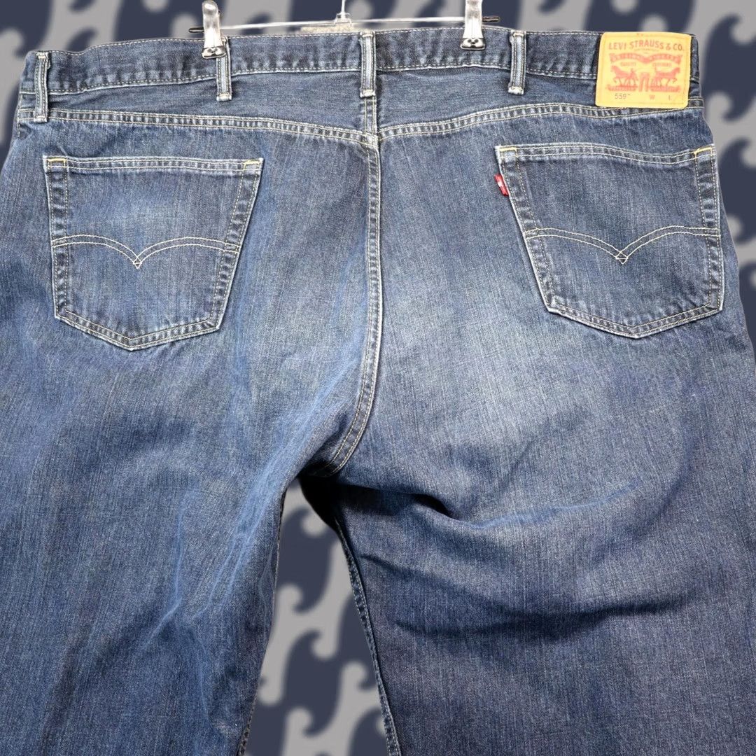 Levi's Levi's 559 Jeans Men 52x32 Classic Fit Straight Blue Denim Size US 36 / EU 52 - 1 Thumbnail