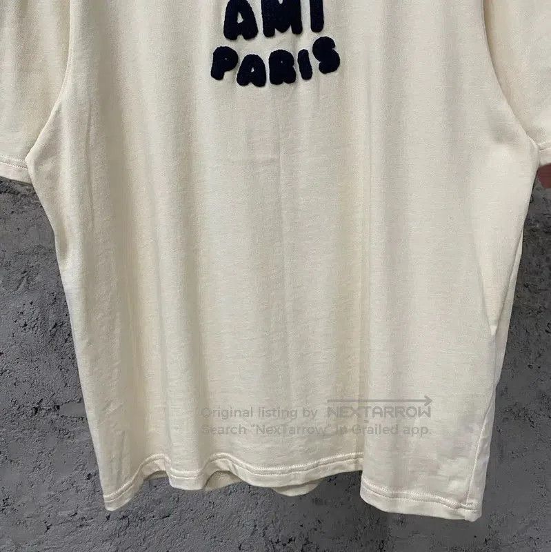 AMI AMI Beige Cotton Short Sleeve T-Shirt . Size US S / EU 44-46 / 1 - 4 Thumbnail