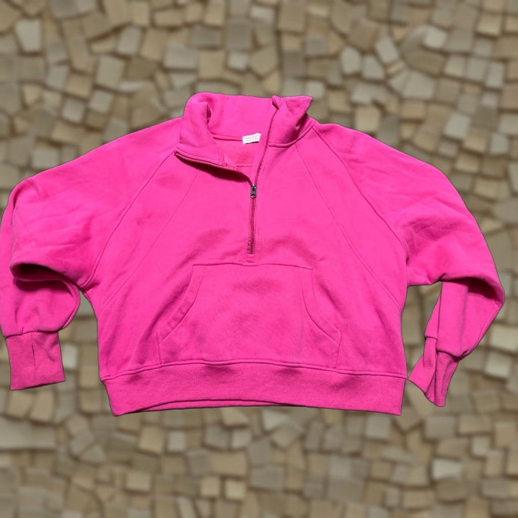 Vintage Discount Divas Sweater Half Zip Pullover Women's Size 1XL Pink Knit Casual Pullover Winter Womens Size XL / US 12-14 / IT 48-50 - 1 Thumbnail
