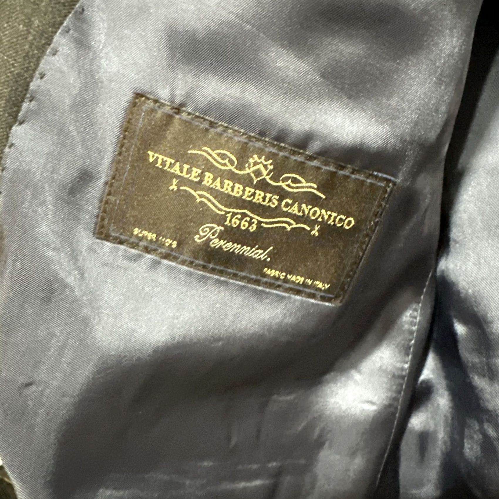 Suitsupply Suitsupply Vitale Barberis Lazio Blazer Single Breasted Men Size 50 Pure Wool Super 110's Charcoal Slim Jacket Blazer Man Mens Dress Coat Vintage No Size 50R - 5 Thumbnail