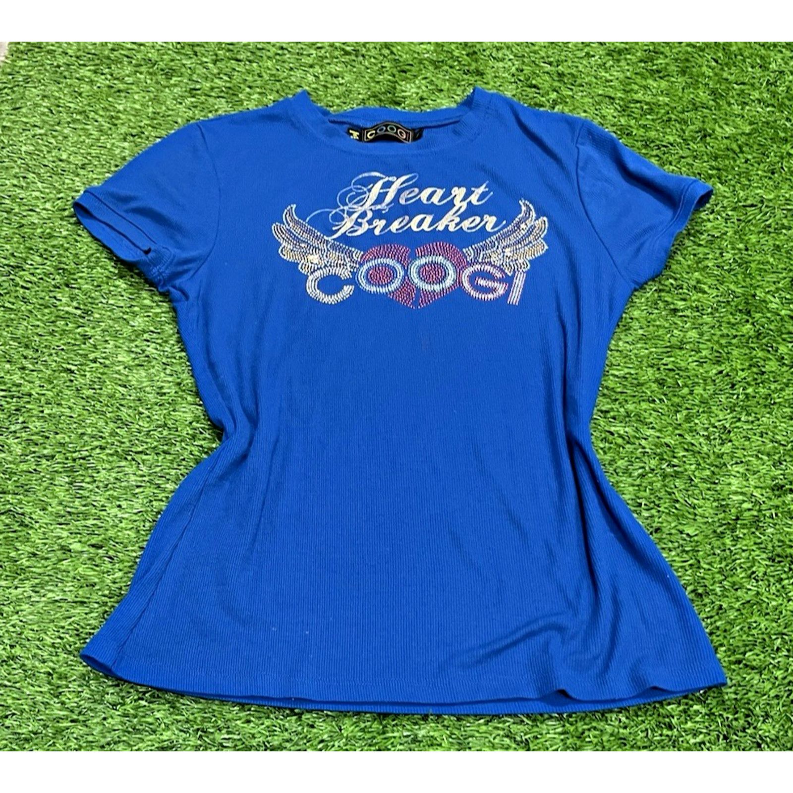 Coogi COOGI Vintage 90’s Babydoll Tee Jeweled Rhinestone Bling XL Size XL / US 12-14 / IT 48-50 - 3 Thumbnail